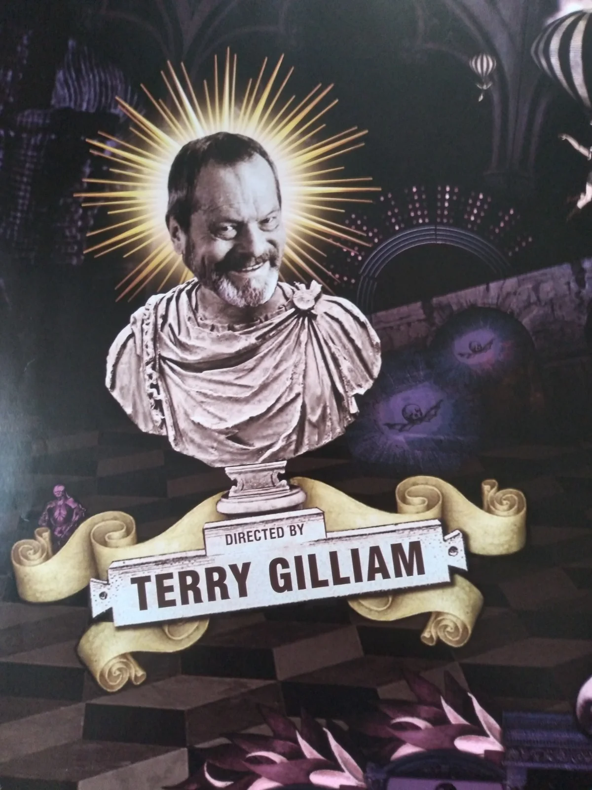 Terry Gilliam's Benvento Cellini original movie 2014 poster UK quad, изображение 2