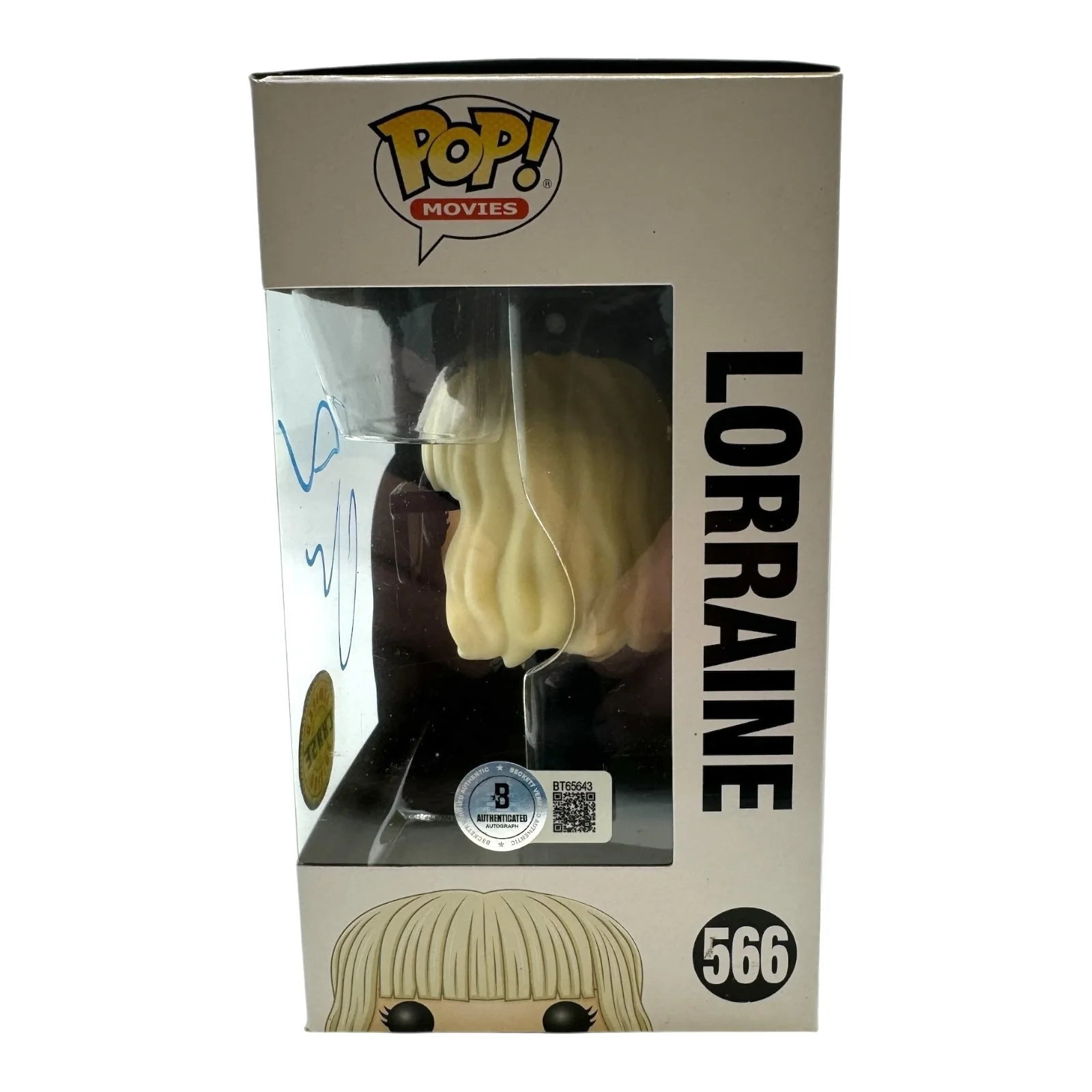 CHARLIZE THERON — CHARLIZE THERON SIGNED AUTOGRAPH FUNKO POP 566 ATOMIC BOLNDE BECKETT BAS, изображение 2
