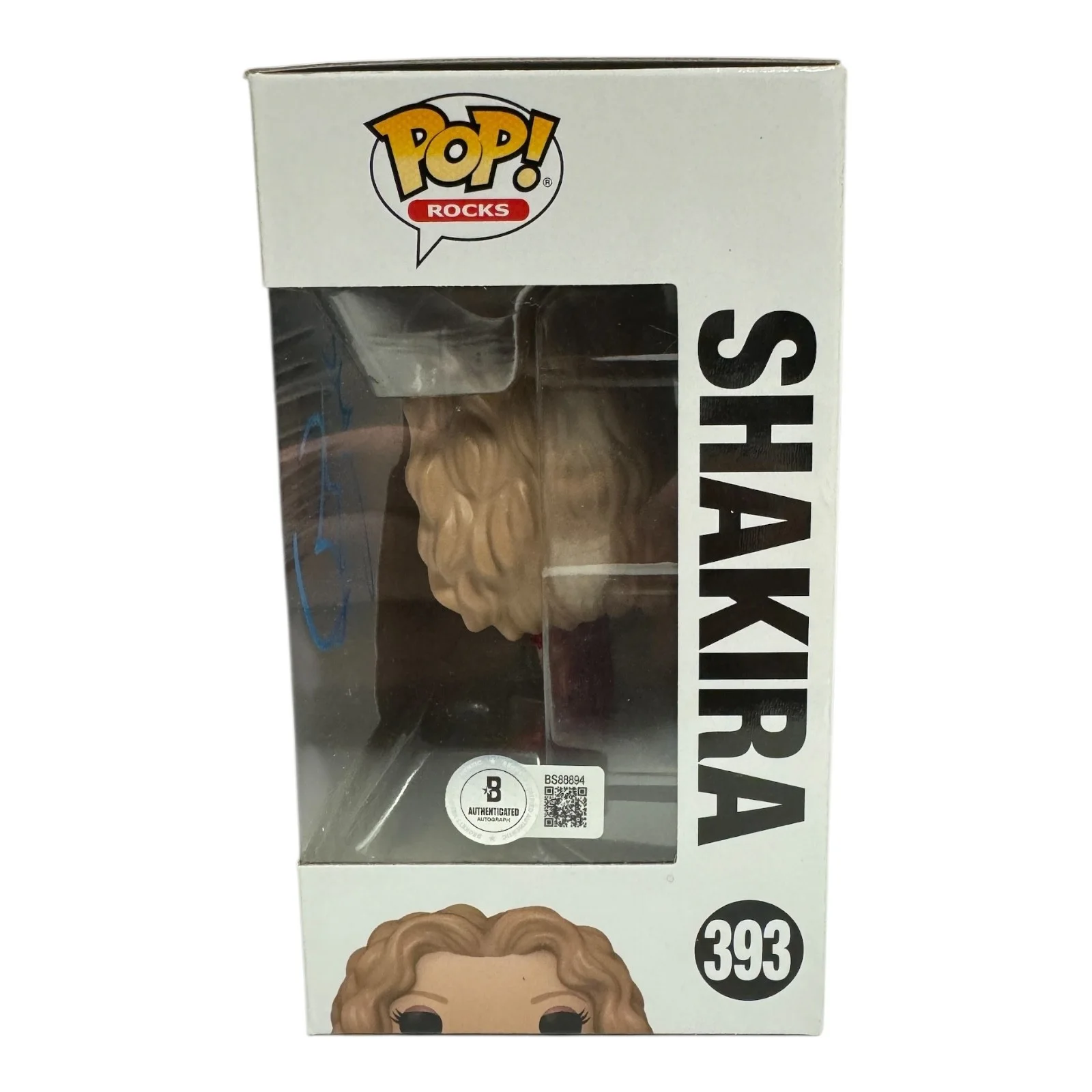 SHAKIRA SIGNED AUTOGRAPH FUNKO POP 393 BECKETT BAS, image 2