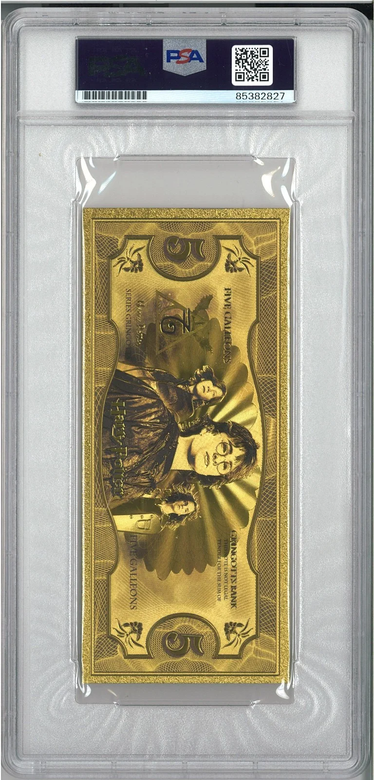 Daniel Radcliffe — Daniel Radcliffe Signed Autograph Slabbed Harry Potter Currency PSA DNA, image 2