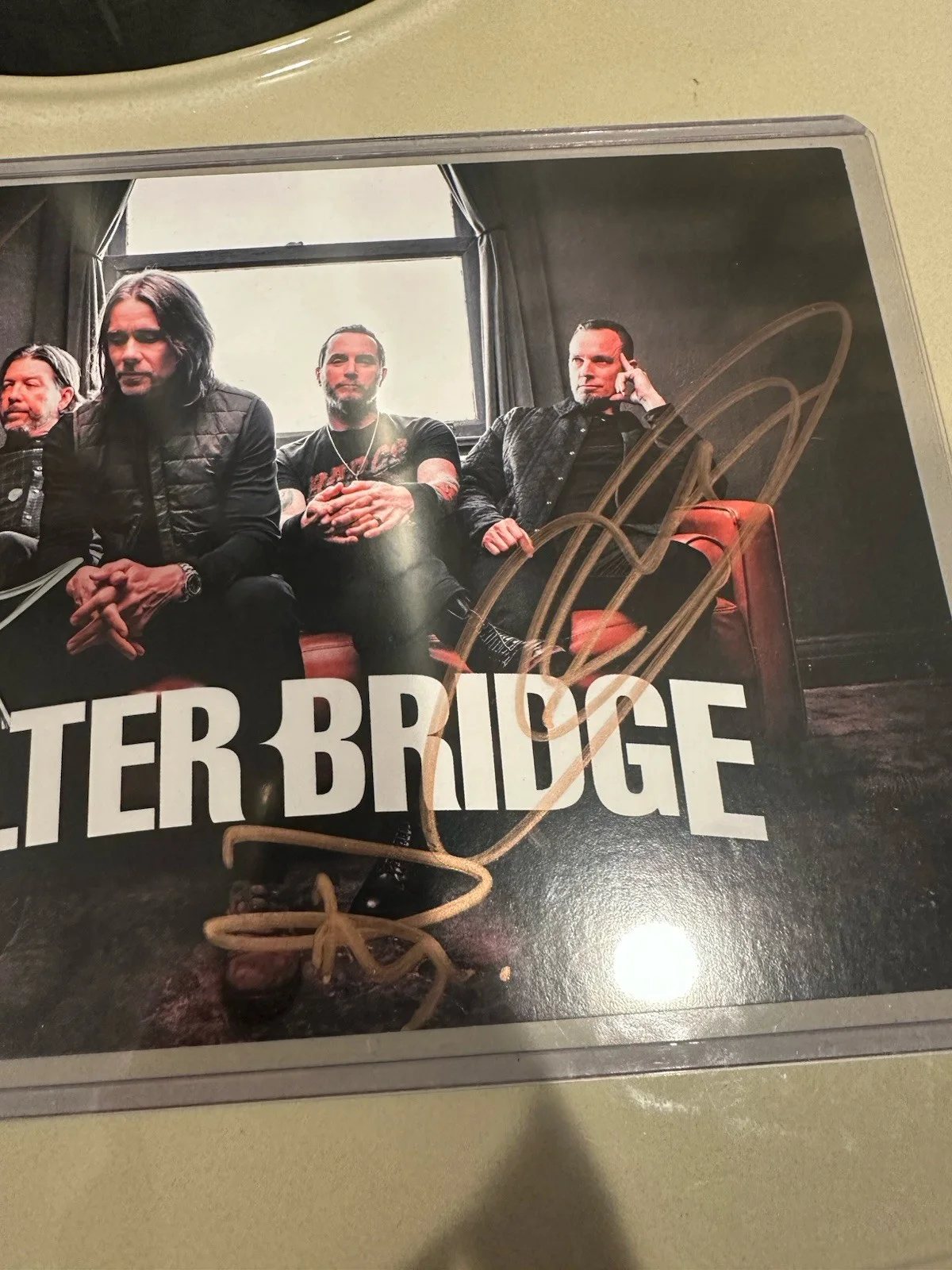ALTER BRIDGE Signed Postcard “AB8” CD, image 3