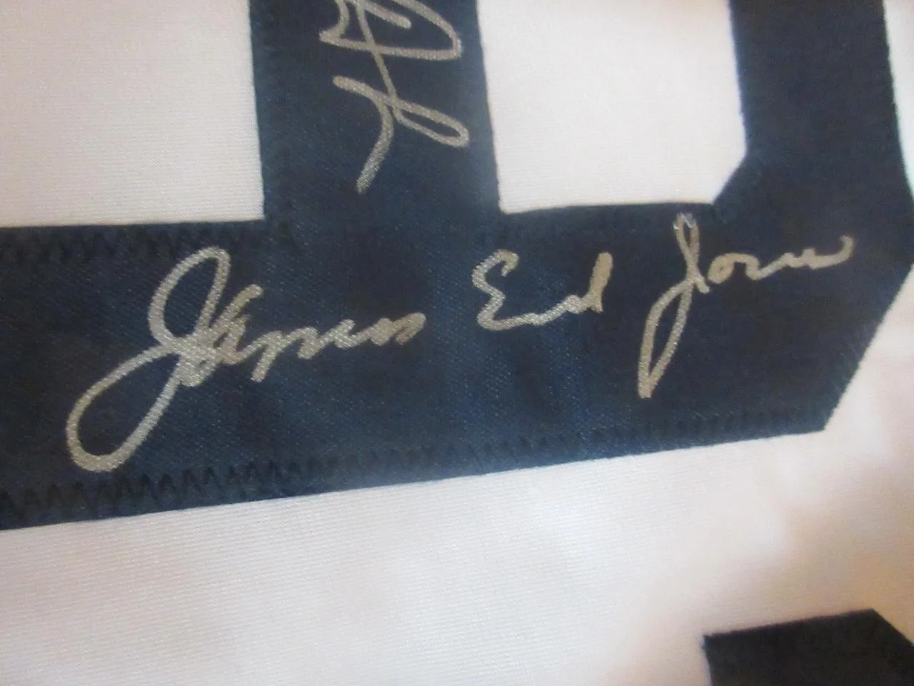 Marty York Shane Obedzinsk Victor Dimattia — JAMES EARL JONES LEARY LAFLEUR 3X CAST SIGNED SANDLOT JERSEY #93 AUTOGRAPH COA, image 3
