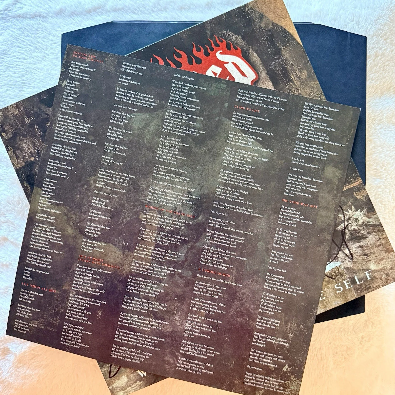 Hatebreed - Weight of the False Self Vinyl Record 12" LP Signed Rare Jamey Jasta, изображение 5