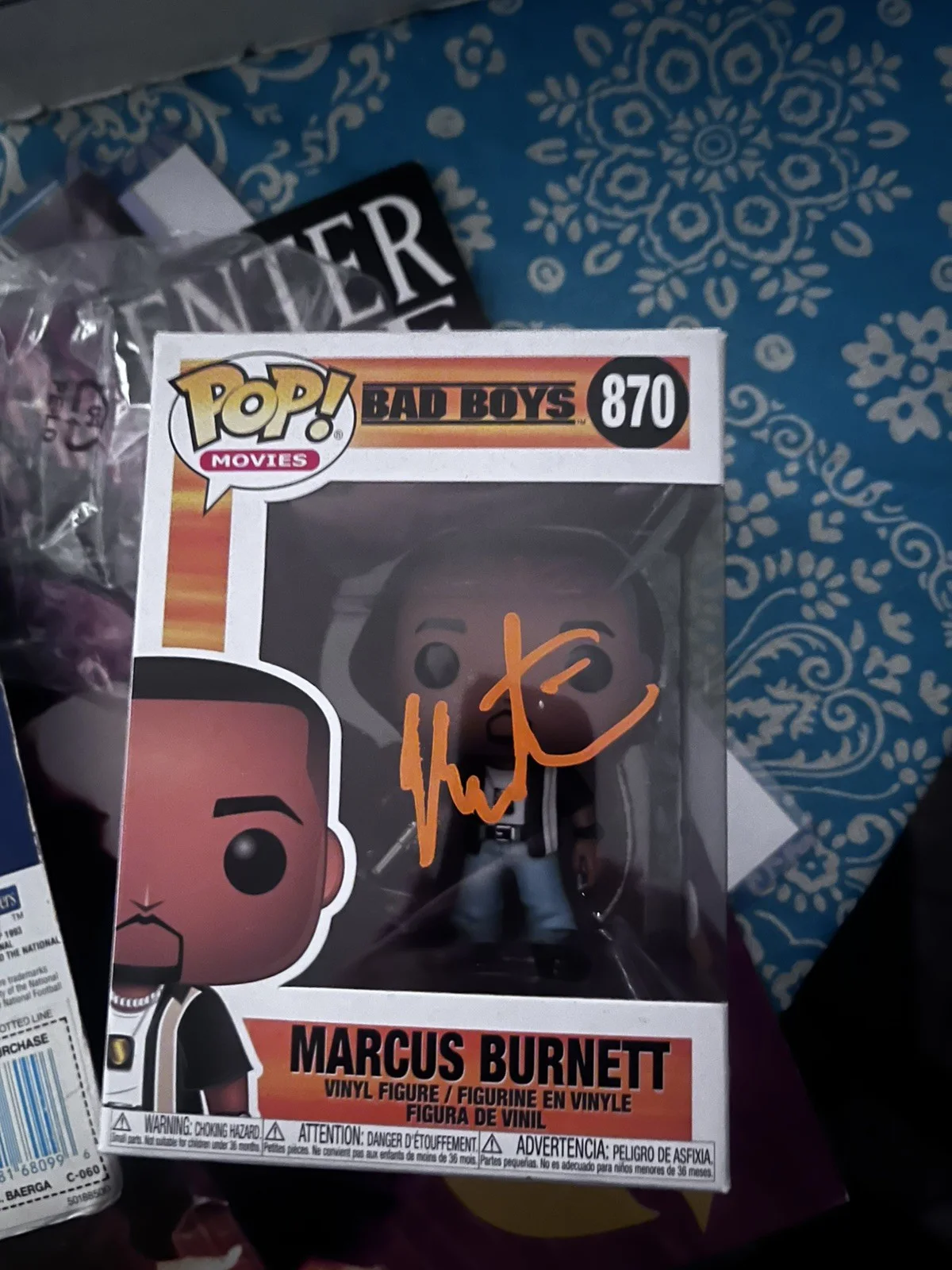 Martin Lawrence — Martin Lawrence Signed Marcus Burnett Funko Pop #870 jsa Autograph Bad Boys, изображение 2