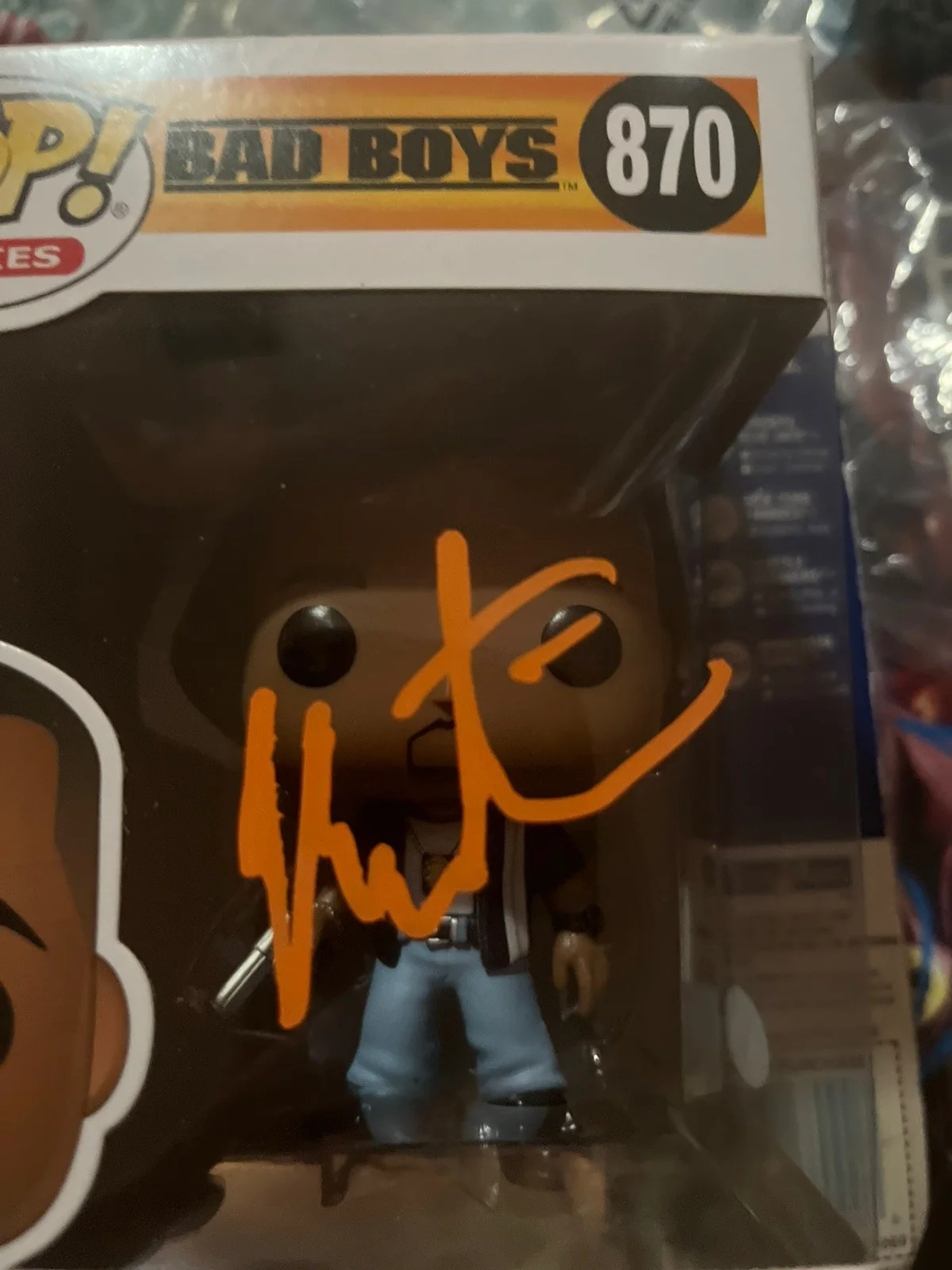 Martin Lawrence — Martin Lawrence Signed Marcus Burnett Funko Pop #870 jsa Autograph Bad Boys, изображение 5