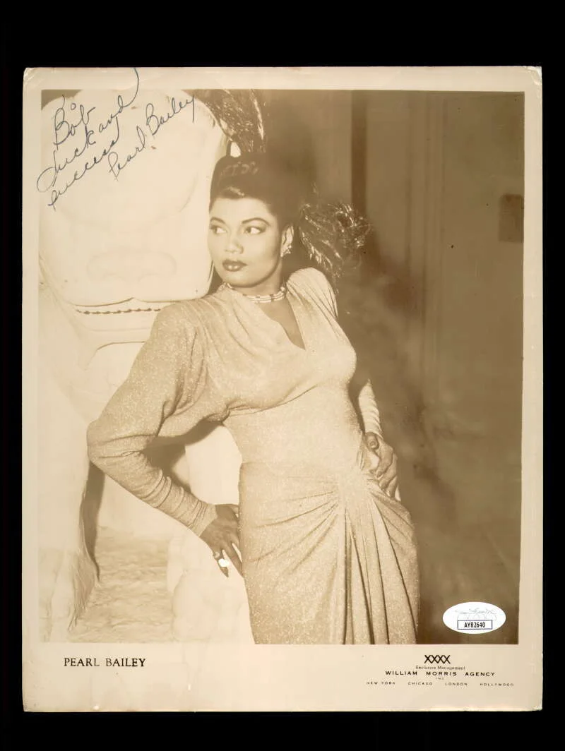 Pearl Bailey — Pearl Bailey JSA Coa Signed 8x10 Photograph 1940`s Autograph