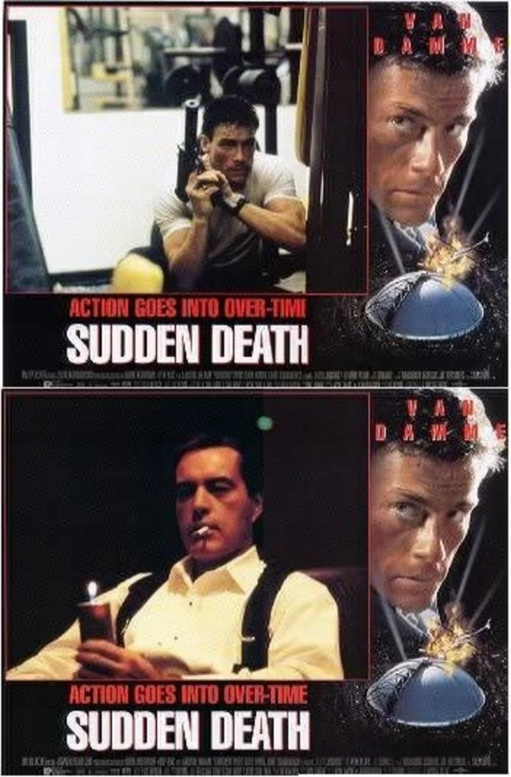 SUDDEN DEATH 1995 Jean-Claude Van Damme Powers Boothe LOBBY SET, изображение 4