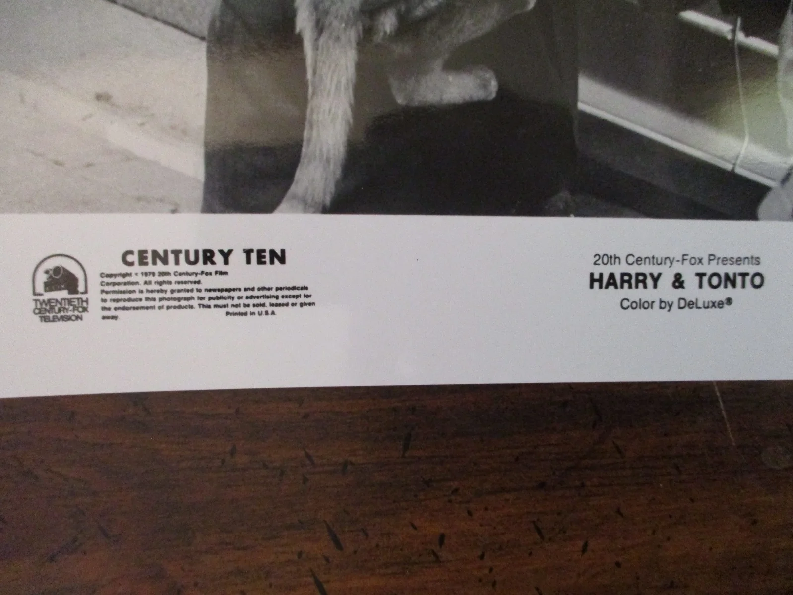 Larry Hagman/Art Carney("HARRY AND TONTO")1979 10 x 8 Black & White Press Photo, изображение 3