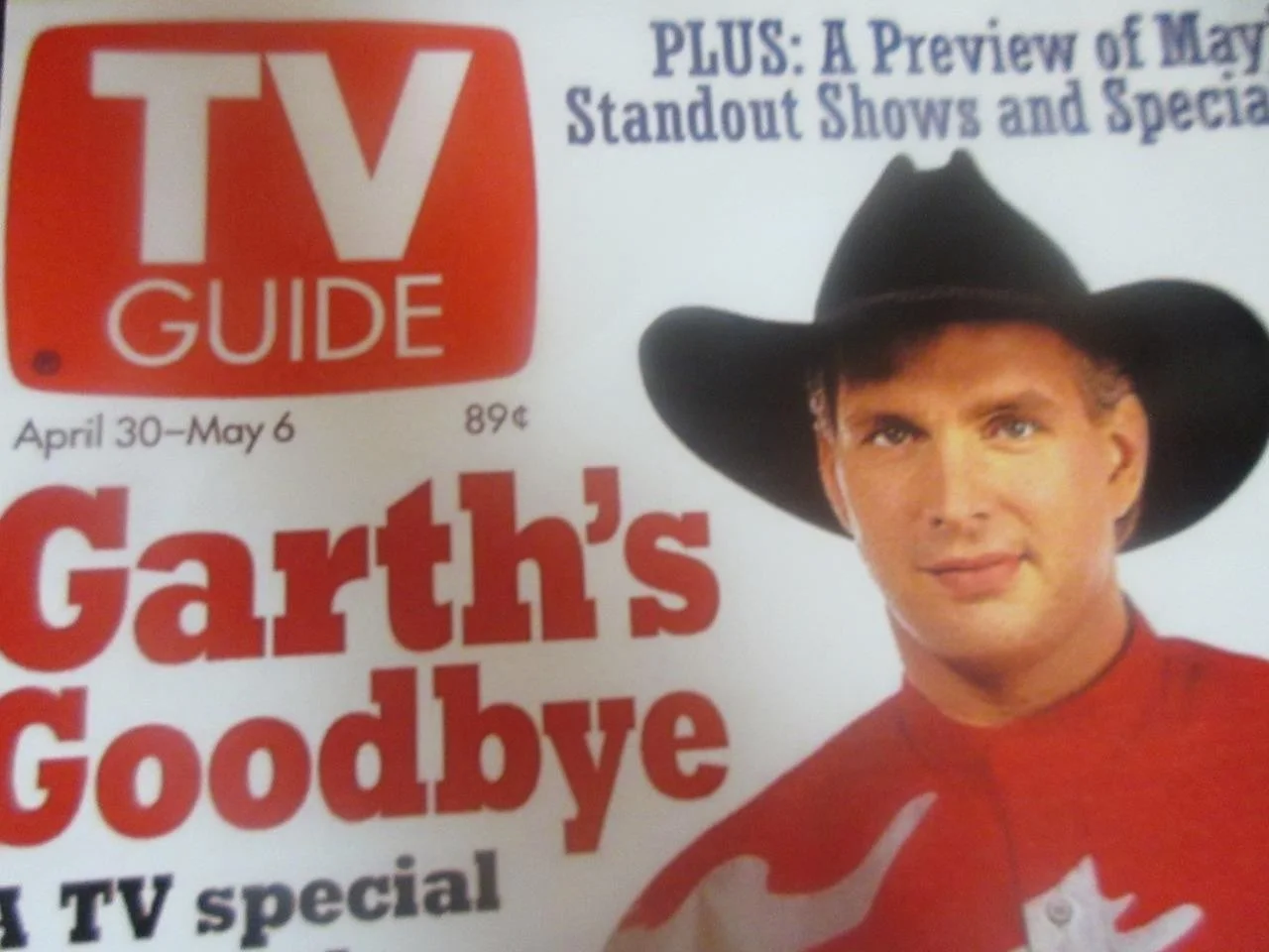 GARTH BROOKS SIGNED AUTOGRAPHED 11X17 TV GUIDE POSTER INSCRIBED GODBLESS COA 2, image 5