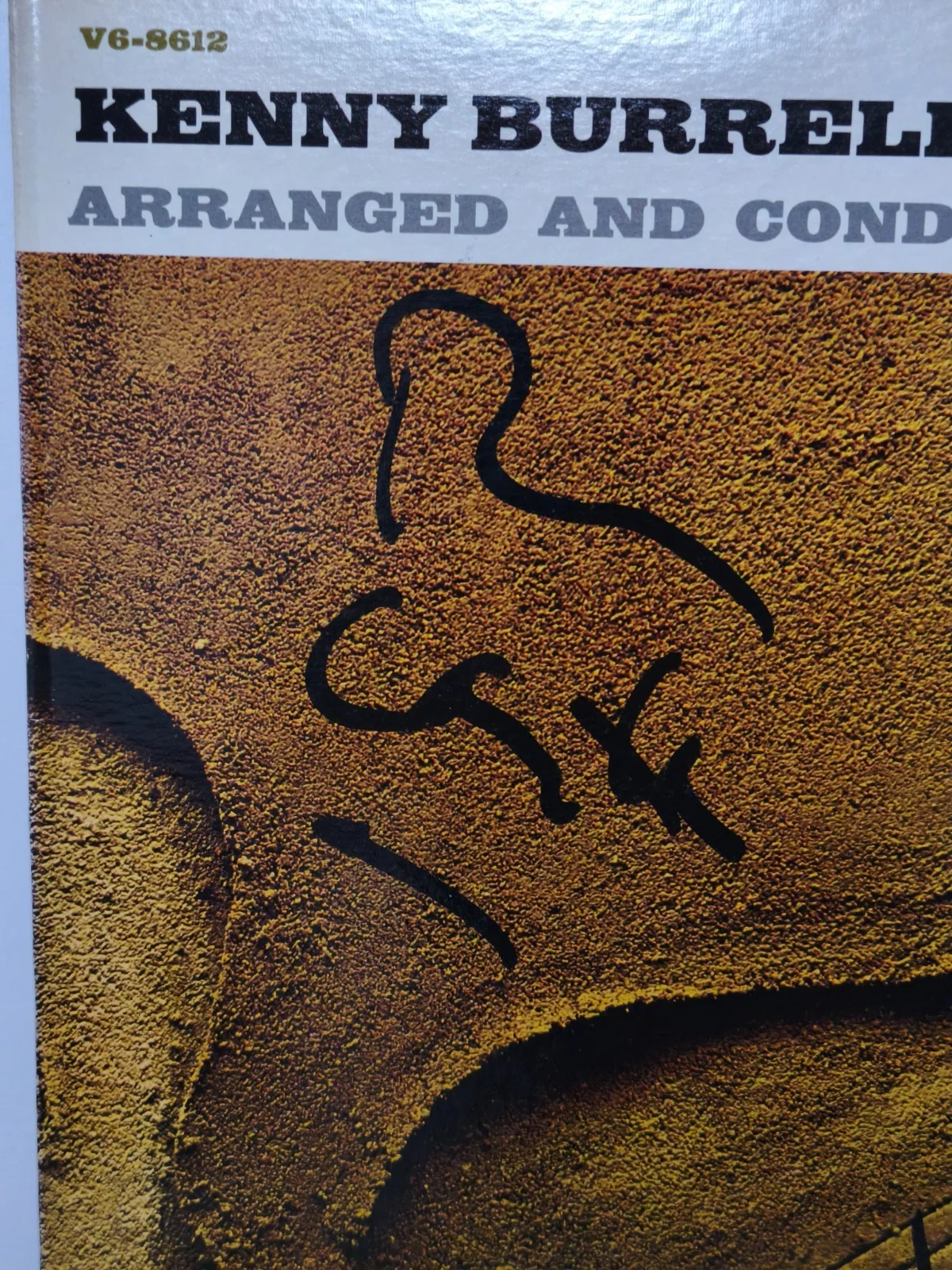 Kenny Burrell Gil Evans Ron Carter signed lp by 3 jazz great album very rare, image 4