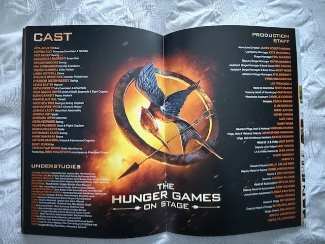 The Hunger Games On Stage London Official Souvenir Brochure / Programme, изображение 2