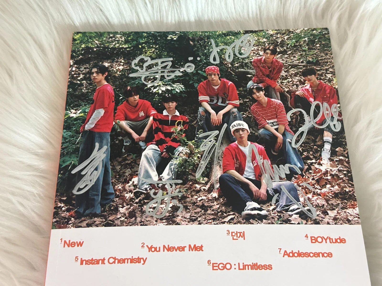 idntt- ALL MEMBER Autograph(Signed) PROMO ALBUM KPOP, изображение 2