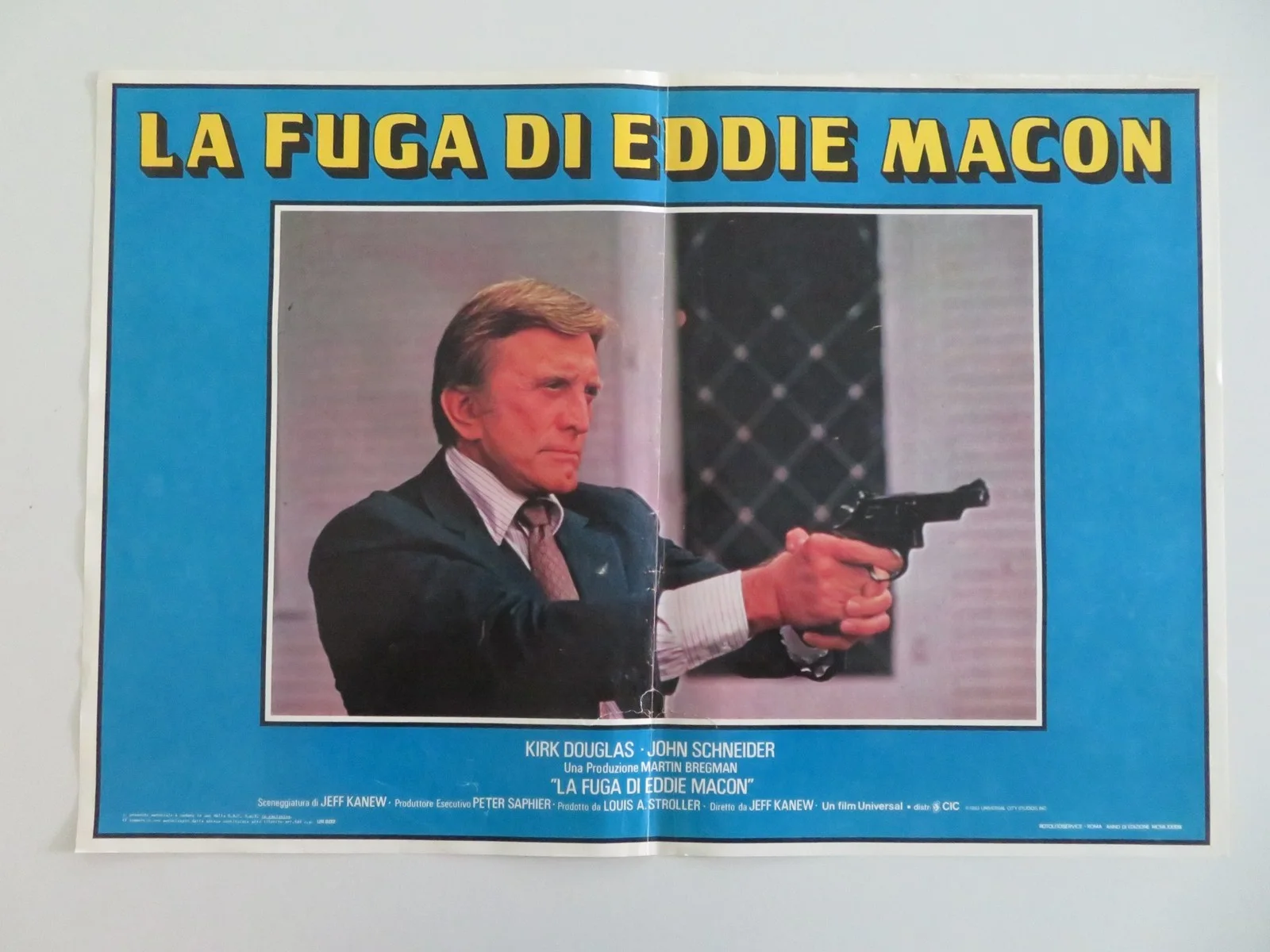 EDDIE MACON'S RUN ITALIAN FOTOBUSTA POSTERS LOT OF 8 KIRK DOUGLAS SCHNEIDER 1983, изображение 3