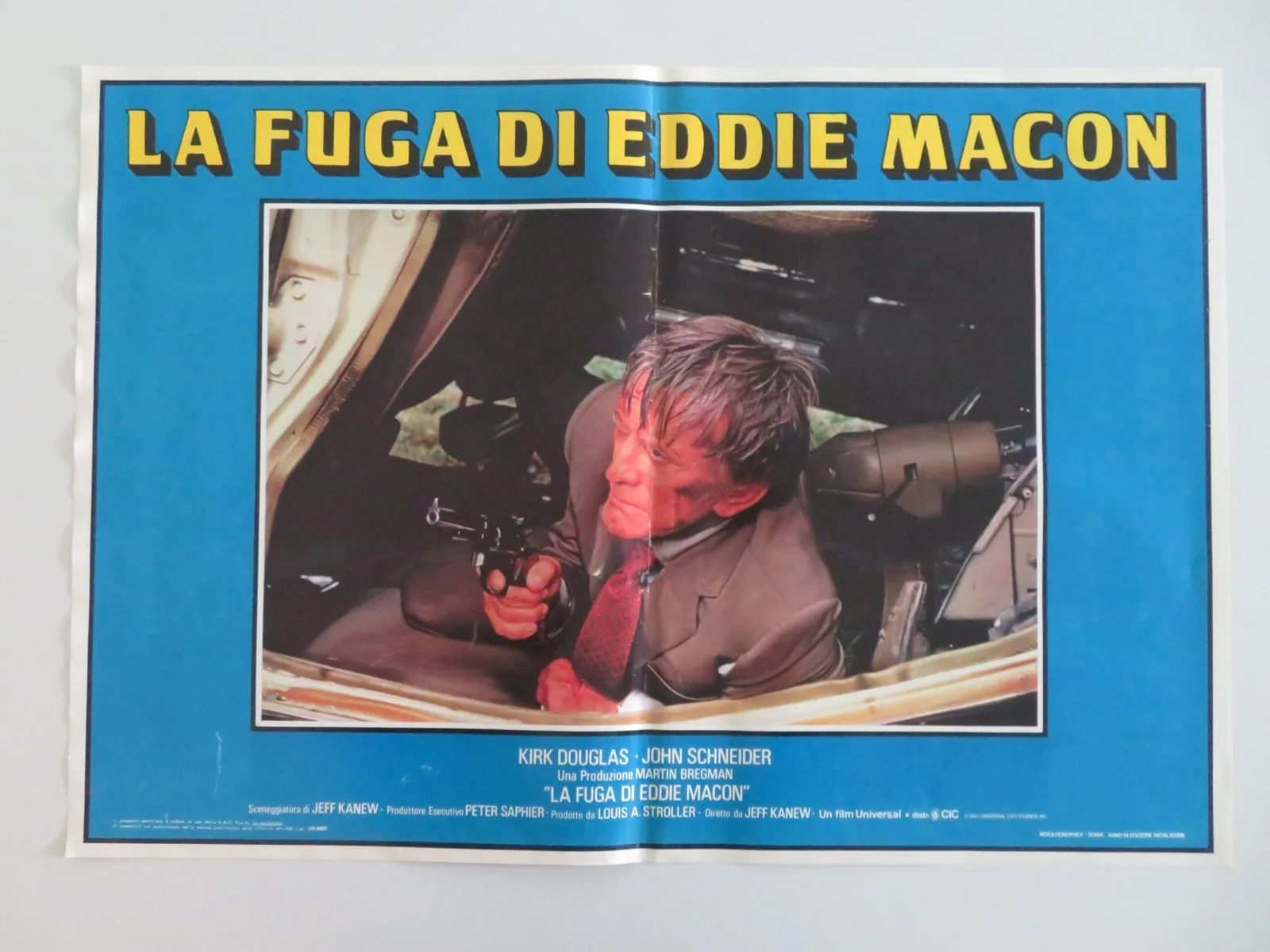 EDDIE MACON'S RUN ITALIAN FOTOBUSTA POSTERS LOT OF 8 KIRK DOUGLAS SCHNEIDER 1983, изображение 5