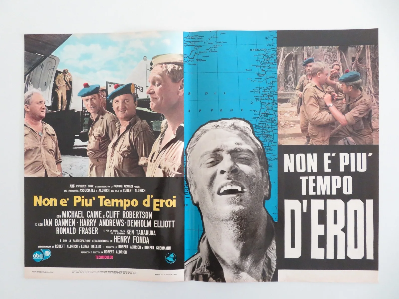 TOO LATE THE HERO ITALIAN FOTOBUSTA POSTERS LOT OF 8 MICHAEL CAINE FONDA 1970, изображение 2