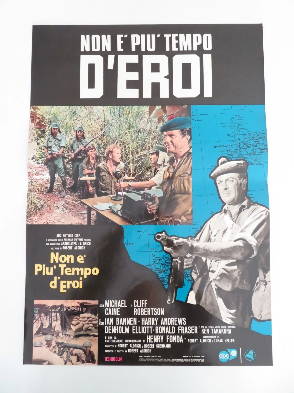 TOO LATE THE HERO ITALIAN FOTOBUSTA POSTERS LOT OF 8 MICHAEL CAINE FONDA 1970, изображение 5