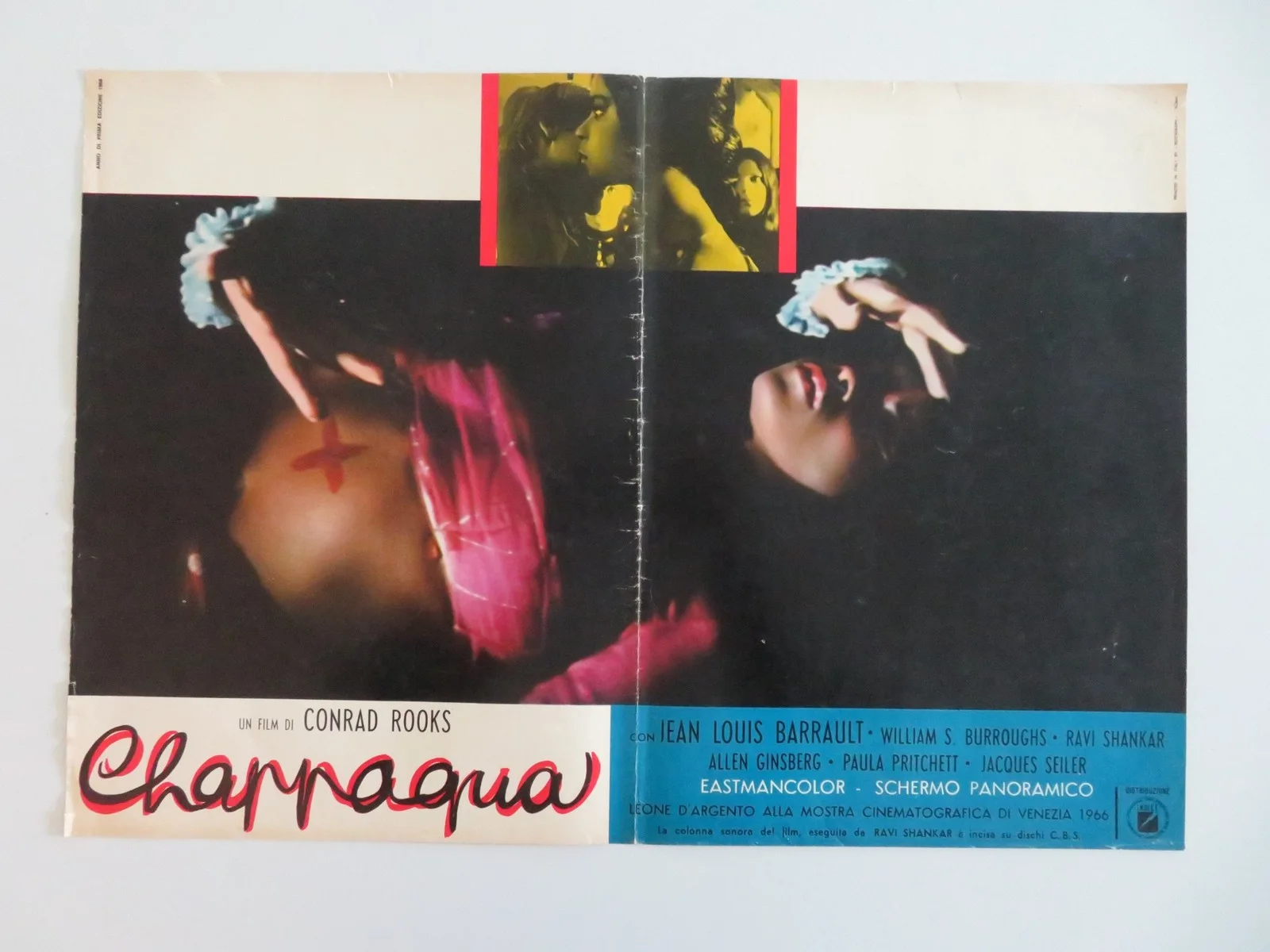 CHAPPAQUA ITALIAN FOTOBUSTA POSTERS LOT OF 7 CONRAD ROOKS LOUIS BARRAULT 1968, изображение 3
