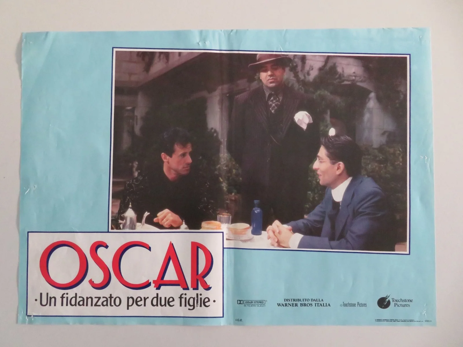 OSCAR ITALIAN FOTOBUSTA POSTERS LOT OF 4 SYLVESTER STALLONE HARRY SHEARER 1991, изображение 4