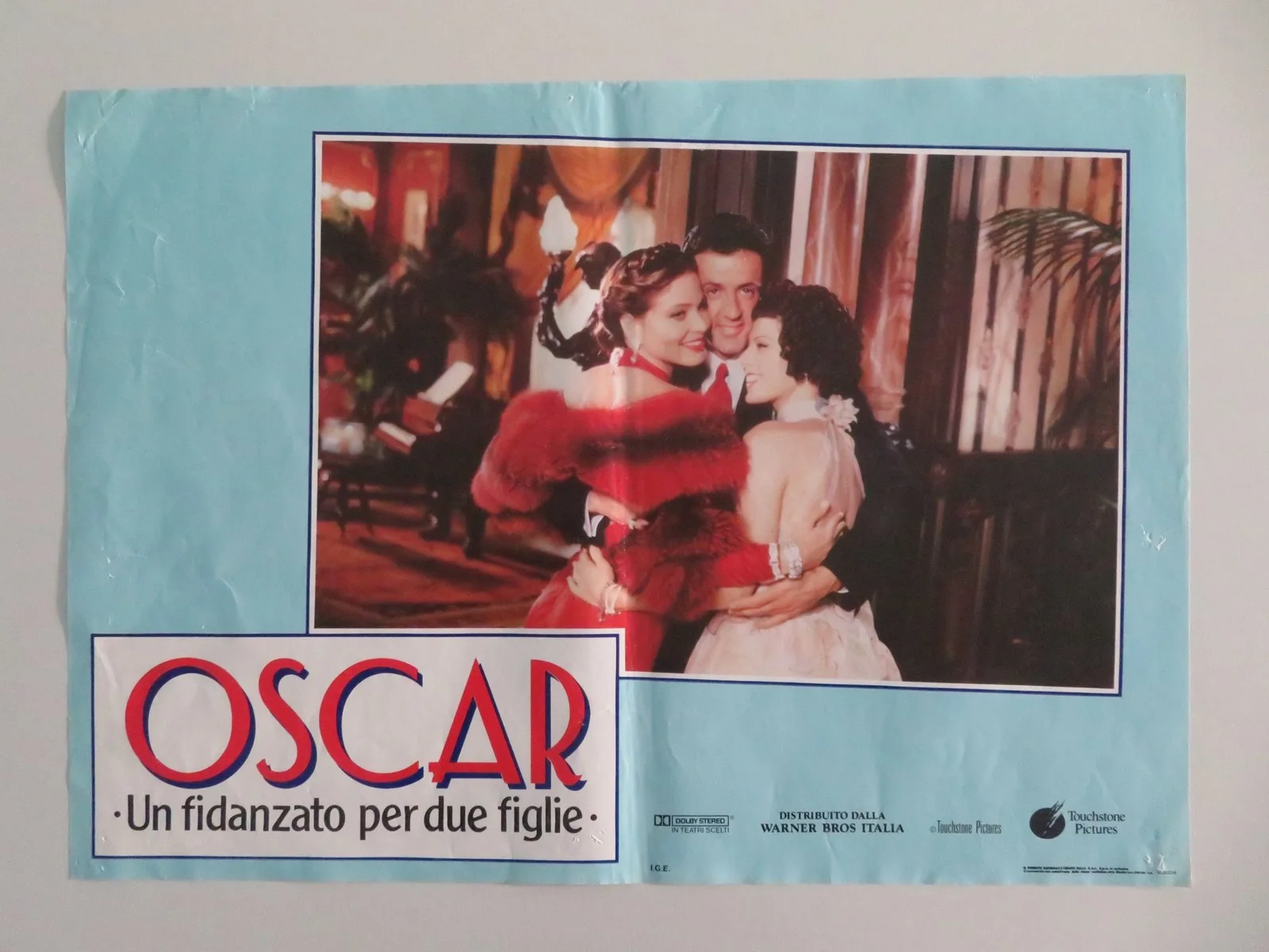 OSCAR ITALIAN FOTOBUSTA POSTERS LOT OF 4 SYLVESTER STALLONE HARRY SHEARER 1991, изображение 5