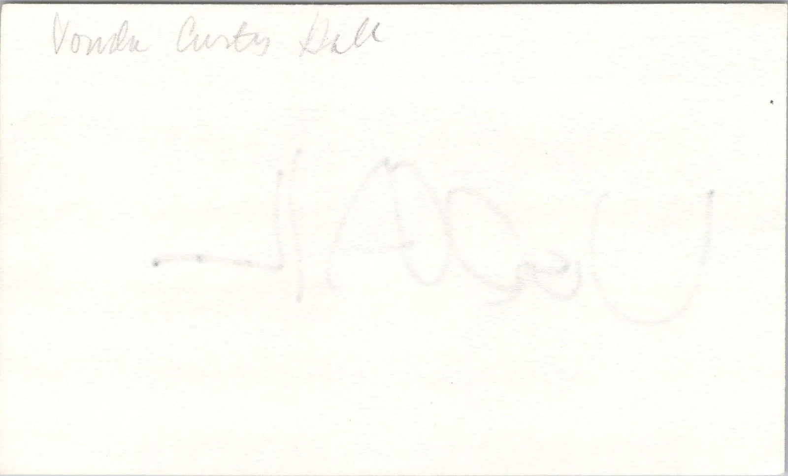 Vondie Curtis Hall — Vondie Curtis Hall Signed 3x5 Index Card Dream Girls, Daredevil Autographed, image 2