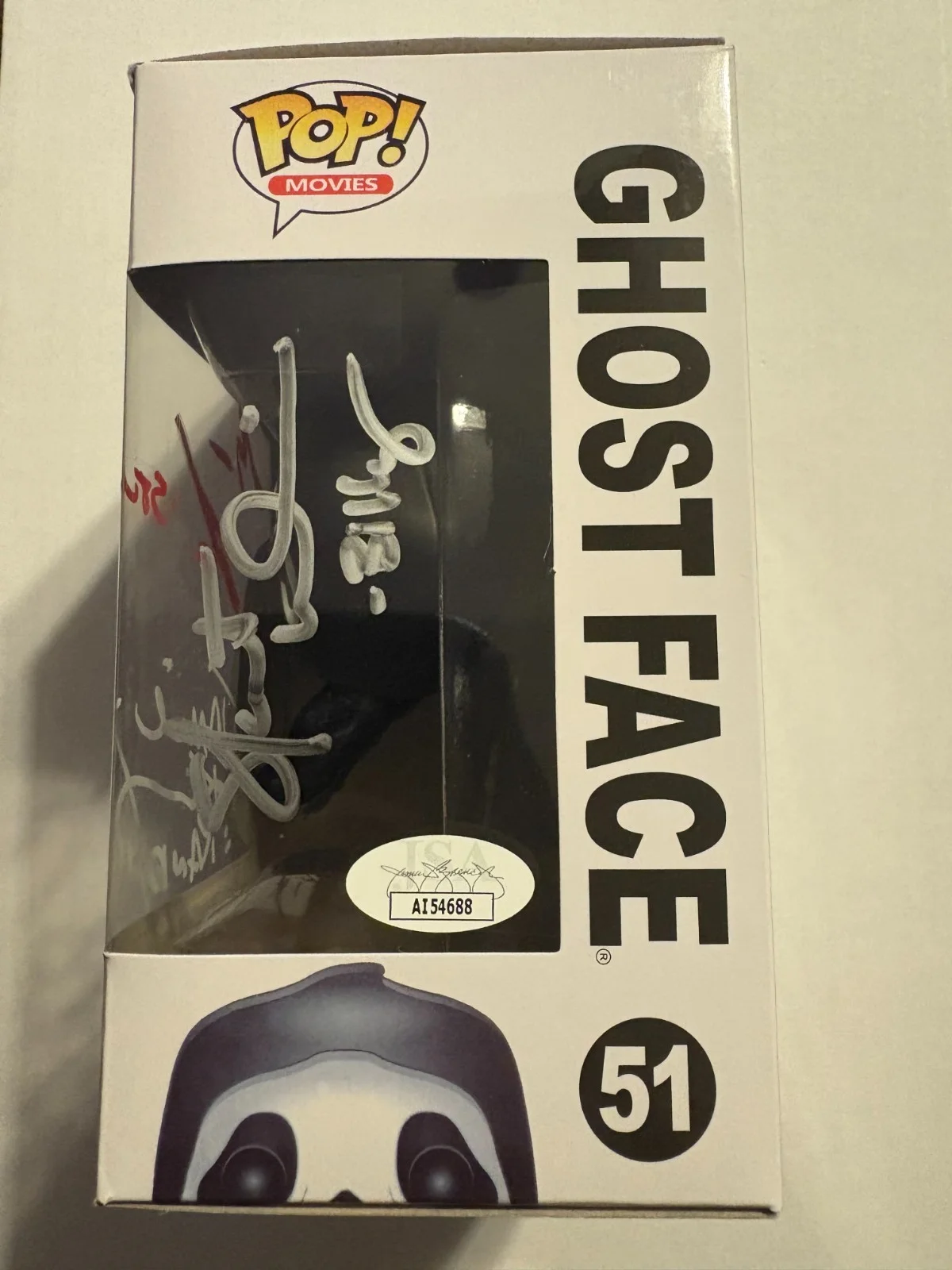 Matthew Lillard / Jamie Kennedy / Skeet Ulrich — JSA Authenticated Signed Ghost Face Replica Funko #51 - Lillard/Kennedy/Ulrich, image 2