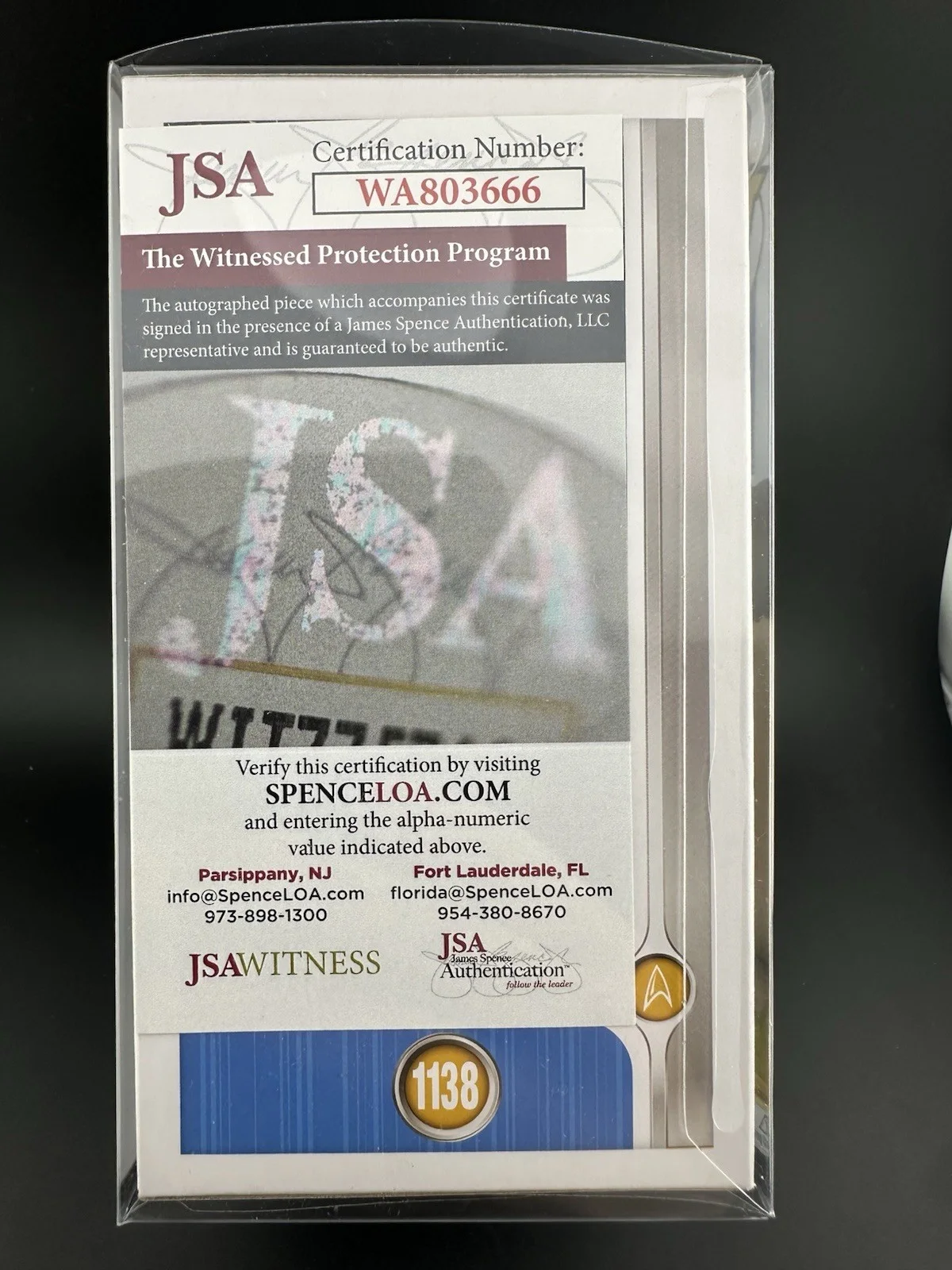 William Shatner — Captain Kirk William Shatner Signed Autographed Funko Pop 1138 JSA CERT, изображение 5