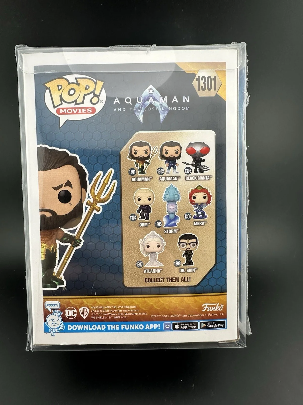Jason Mamoa Signed Autographed Aquaman Funko Pop #1301 BAS BECKETT COA AUTH, изображение 4