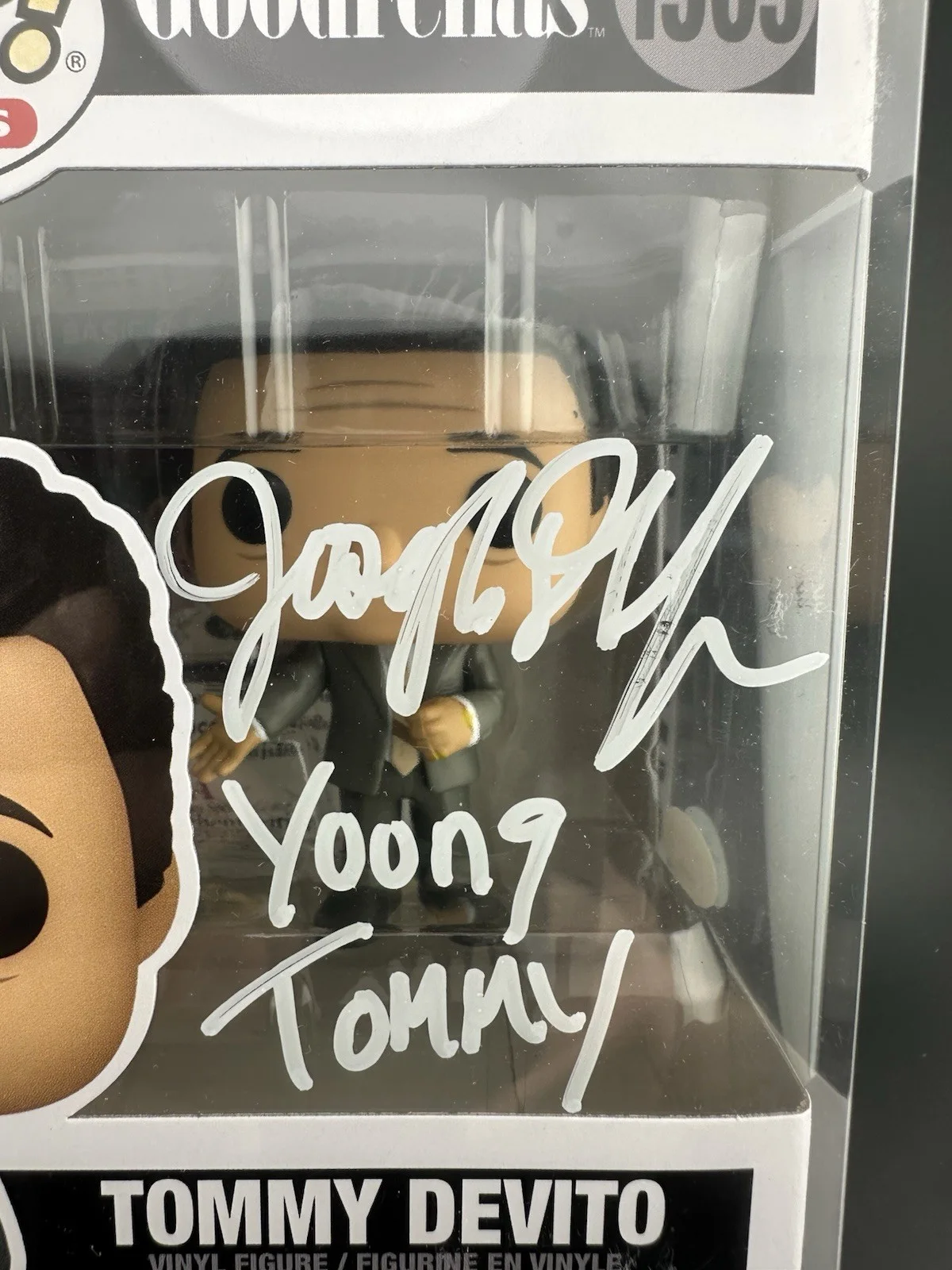 Joseph D’Onofrio Autographed Young Tommy Devito Goodfellas Funko Pop JSA COA, image 2