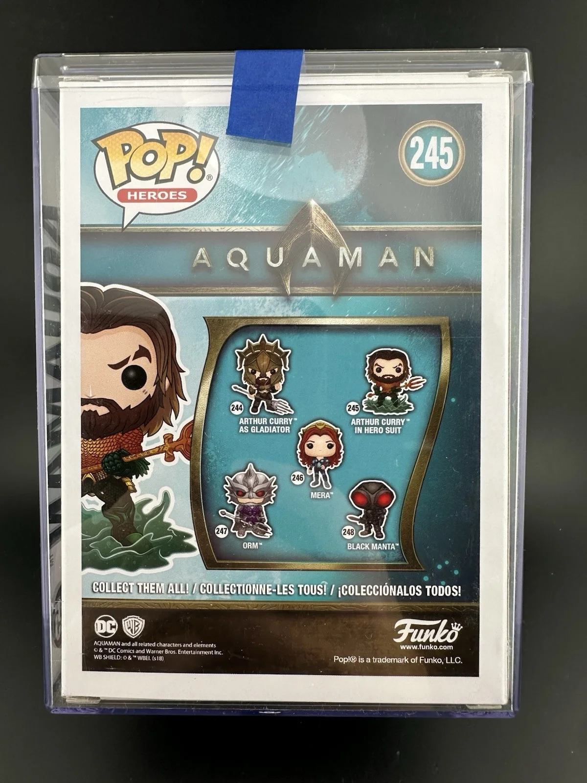 Jason Momoa — Jason Momoa Signed Autograph Aquaman Funko Pop 245 Beckett BAS, изображение 5