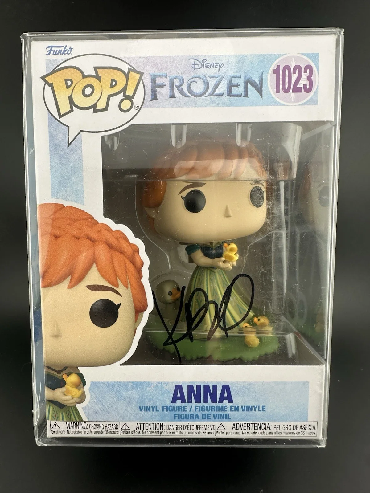 Kristen Bell — KRISTEN BELL SIGNED 'FROZEN' MOVIE ANNA FUNKO POP TOY FIGURE BECKETT COA 81 SWAU