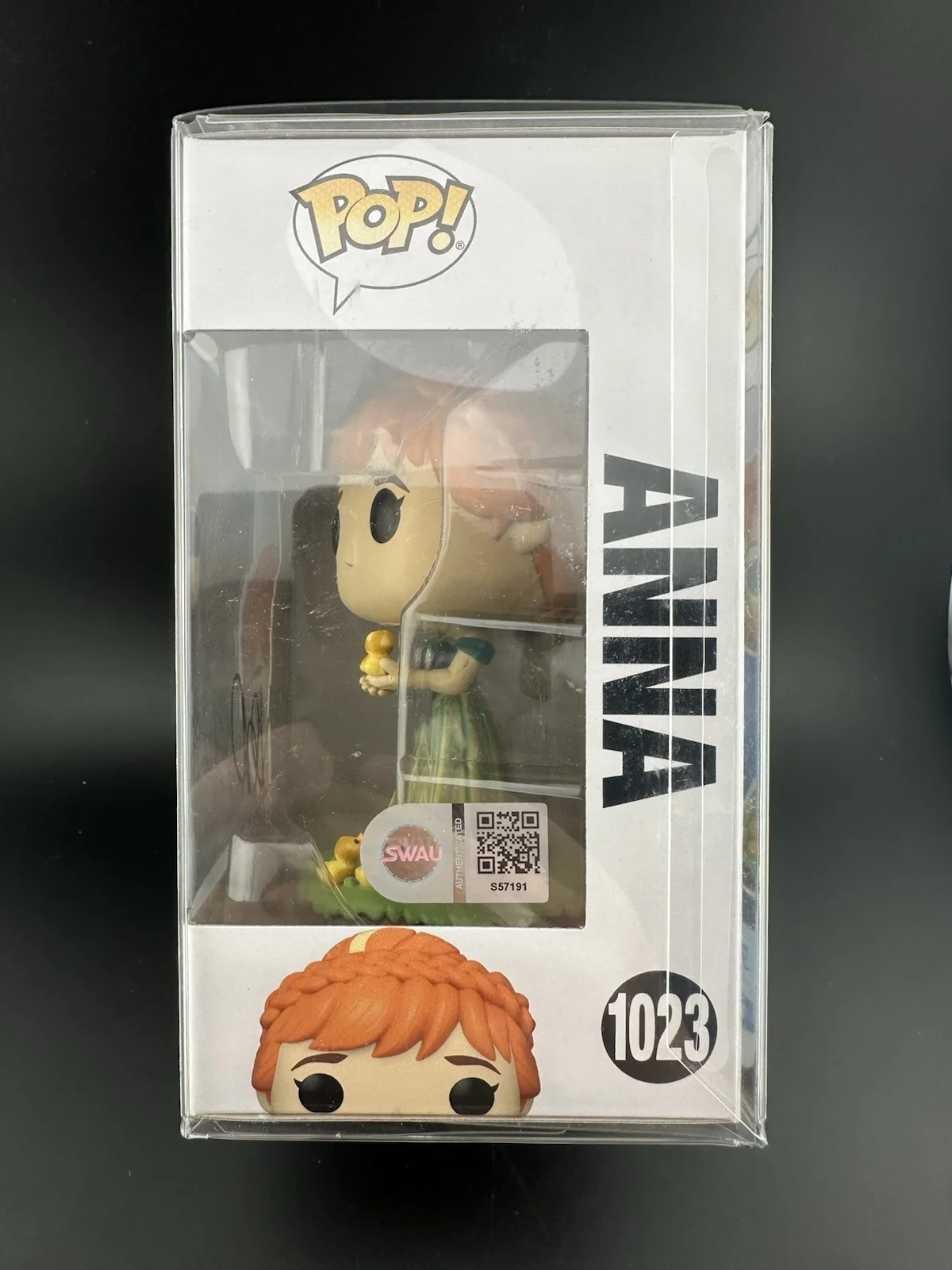 Kristen Bell — KRISTEN BELL SIGNED 'FROZEN' MOVIE ANNA FUNKO POP TOY FIGURE BECKETT COA 81 SWAU, изображение 4