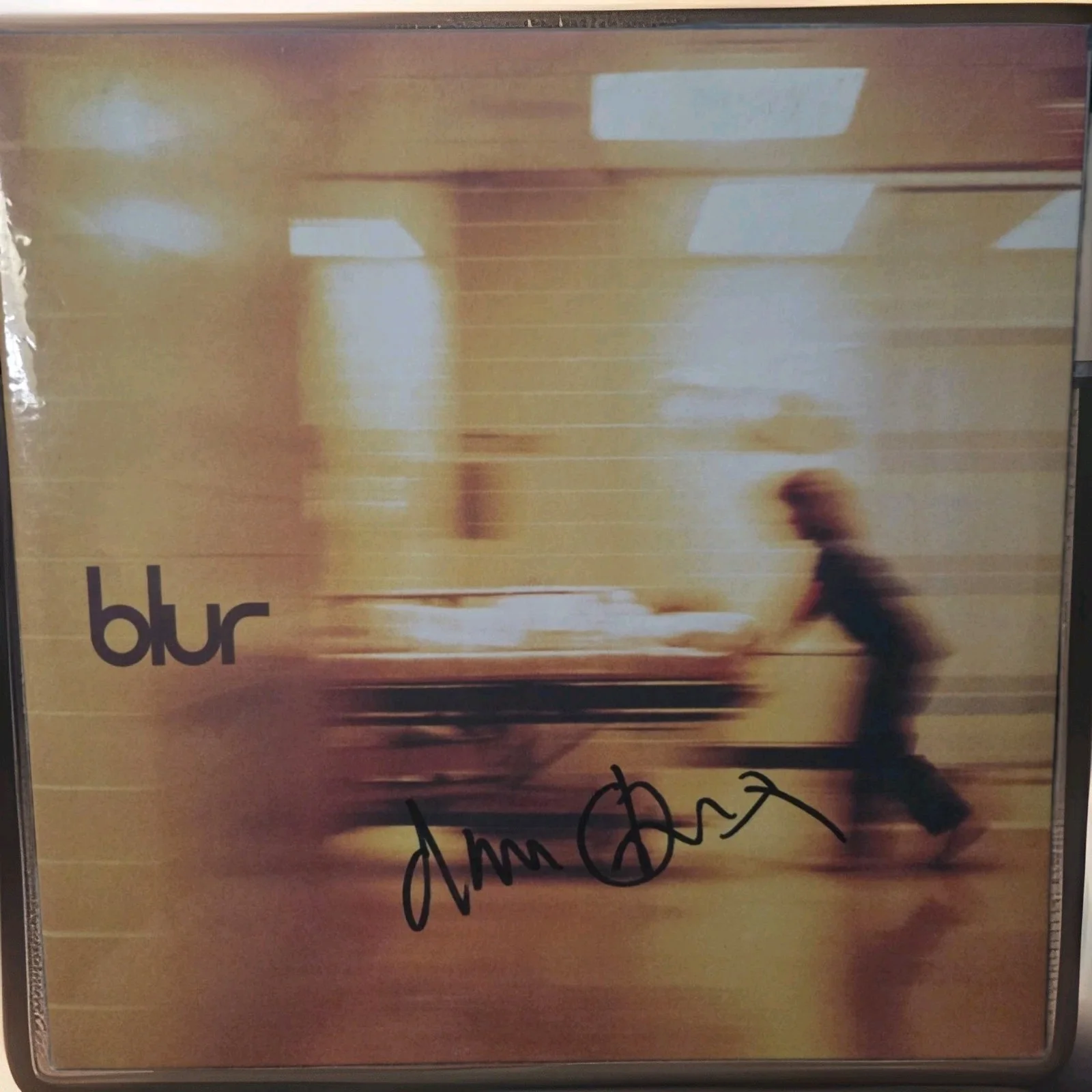 Blur Autographed Damon Albarn Signed Self Titled Vinyl RACC Bought. Song 2!, image 2
