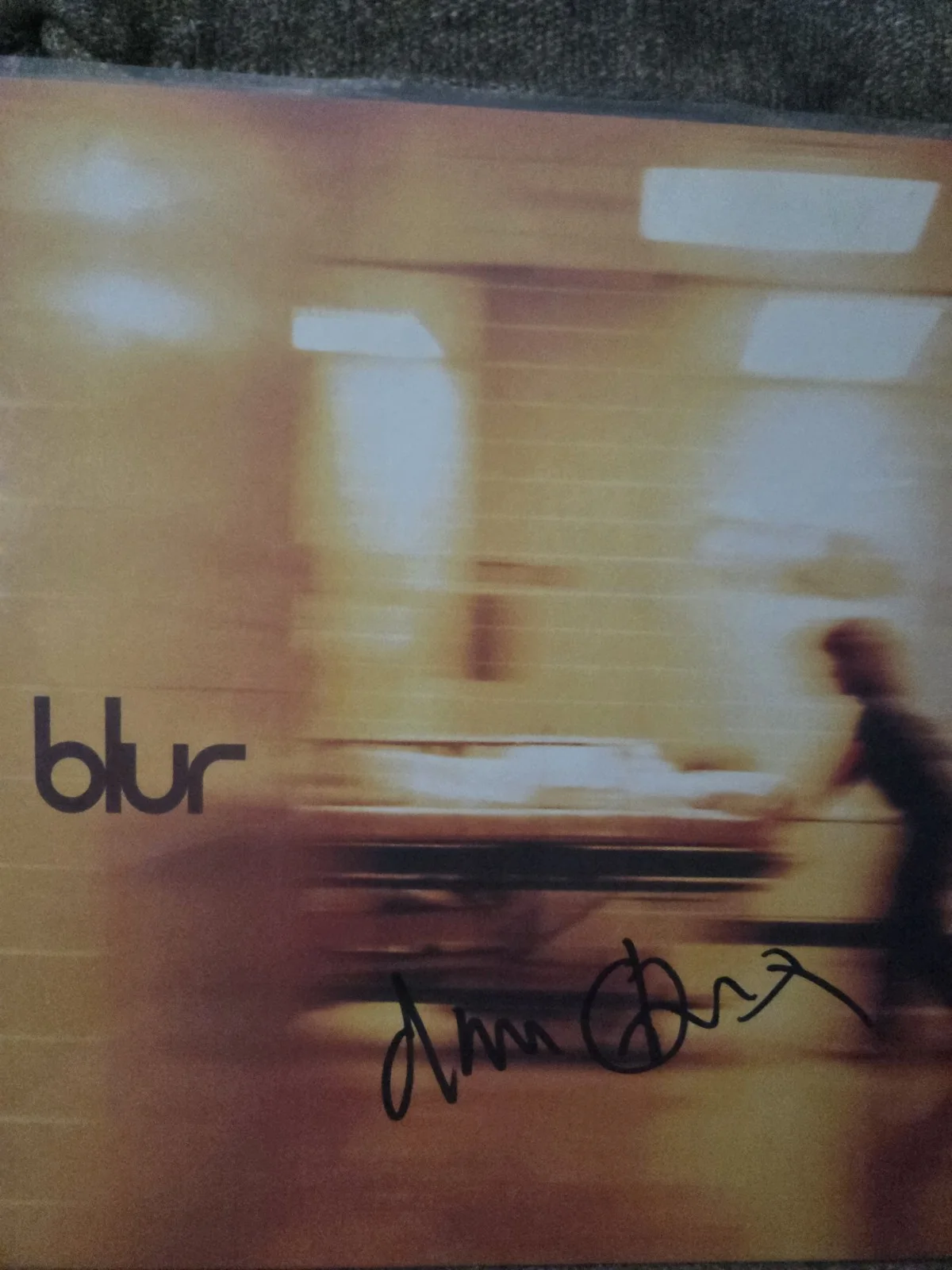 Blur Autographed Damon Albarn Signed Self Titled Vinyl RACC Bought. Song 2!, image 4