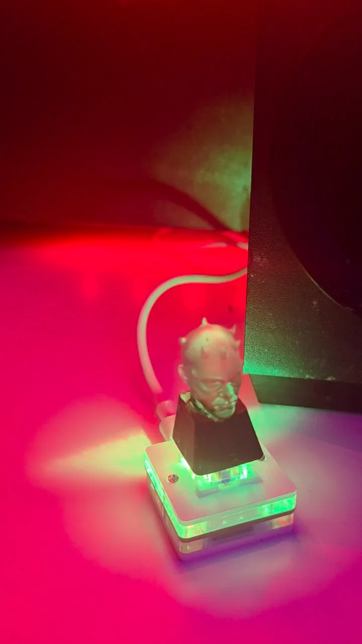 Custom Starwars Darth maul Keycap! Best for Razer Keyboards! Great Gift!, image 2