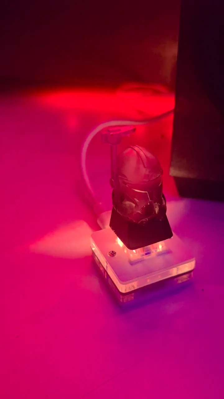 Custom Starwars Captain Rex Keycap! Best for Razer Keyboards! Great Gift!, image 2
