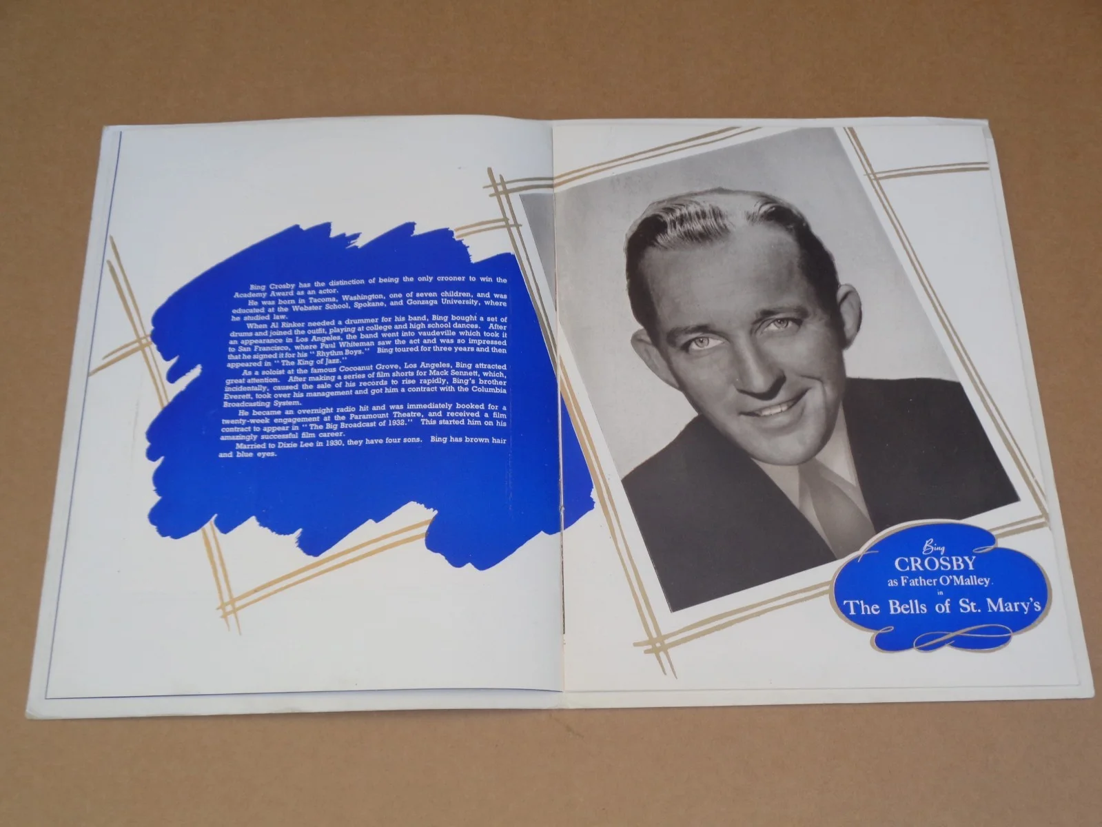 Ingrid Bergman - The Bells of St. Mary - 1946 UK Royal Premiere Brochure, изображение 3