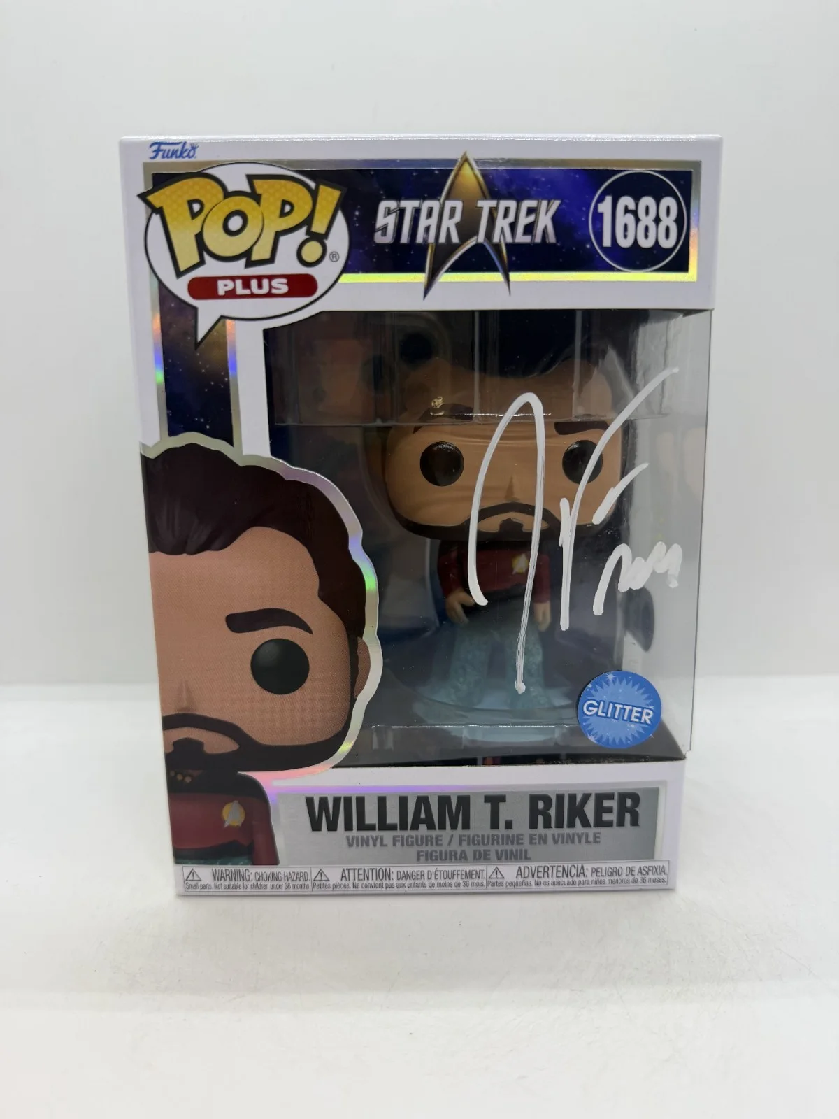 jonathan frakes — Jonathan Frakes Signed Star Trek William J. Riker Funko Pop #1688 SWAU