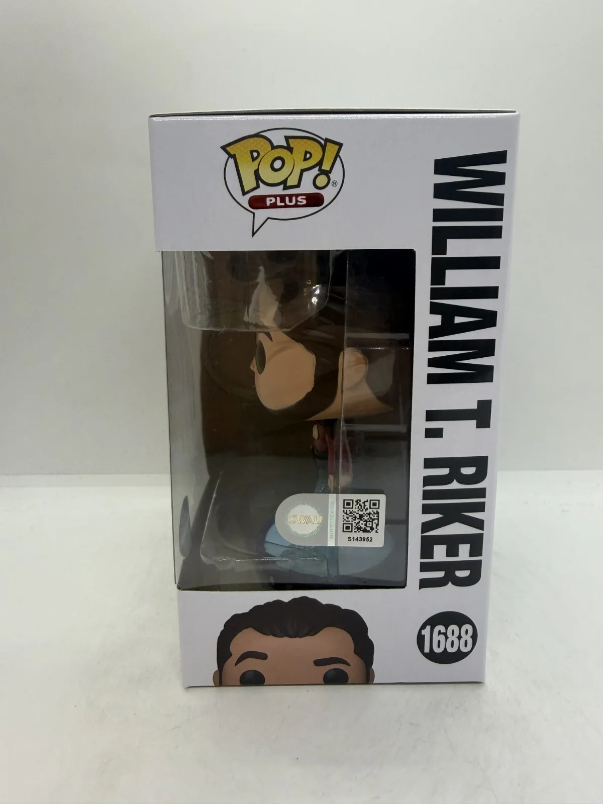 jonathan frakes — Jonathan Frakes Signed Star Trek William J. Riker Funko Pop #1688 SWAU, изображение 2