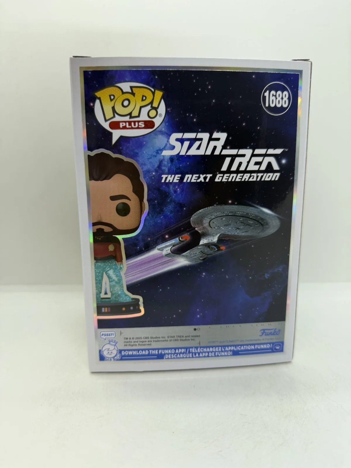 jonathan frakes — Jonathan Frakes Signed Star Trek William J. Riker Funko Pop #1688 SWAU, изображение 3