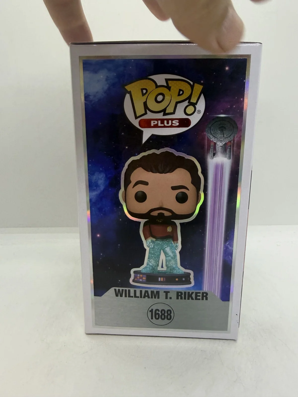 jonathan frakes — Jonathan Frakes Signed Star Trek William J. Riker Funko Pop #1688 SWAU, изображение 4