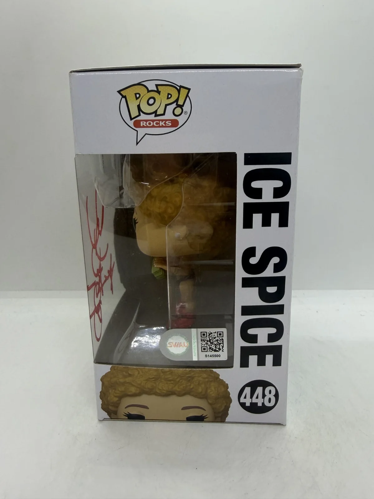 Ice Spice Signed Ice Spice Funko Pop #448 SWAU, image 2