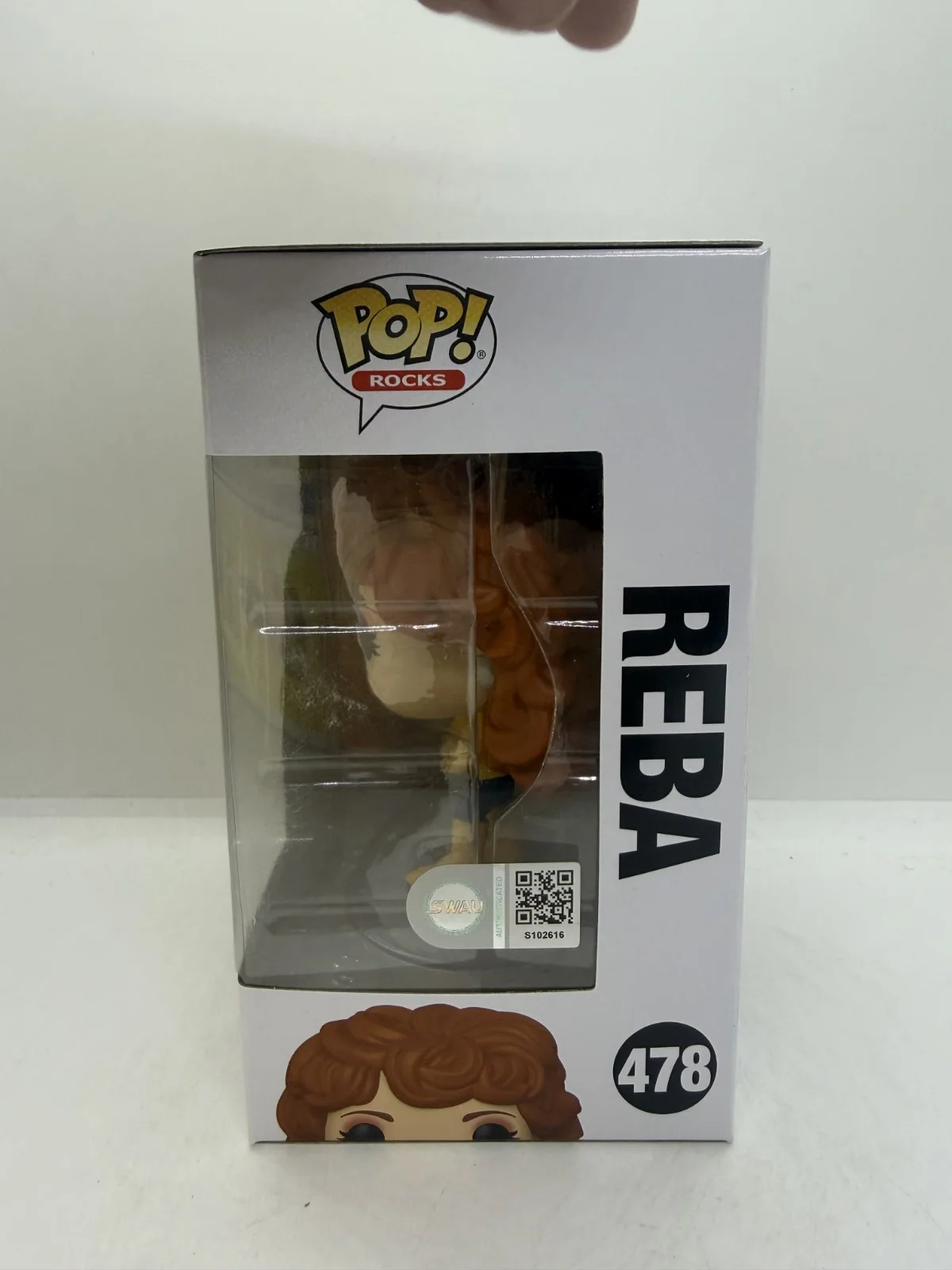reba mcentire — Reba McEntire Signed Reba Funko Pop #478 SWAU, image 2