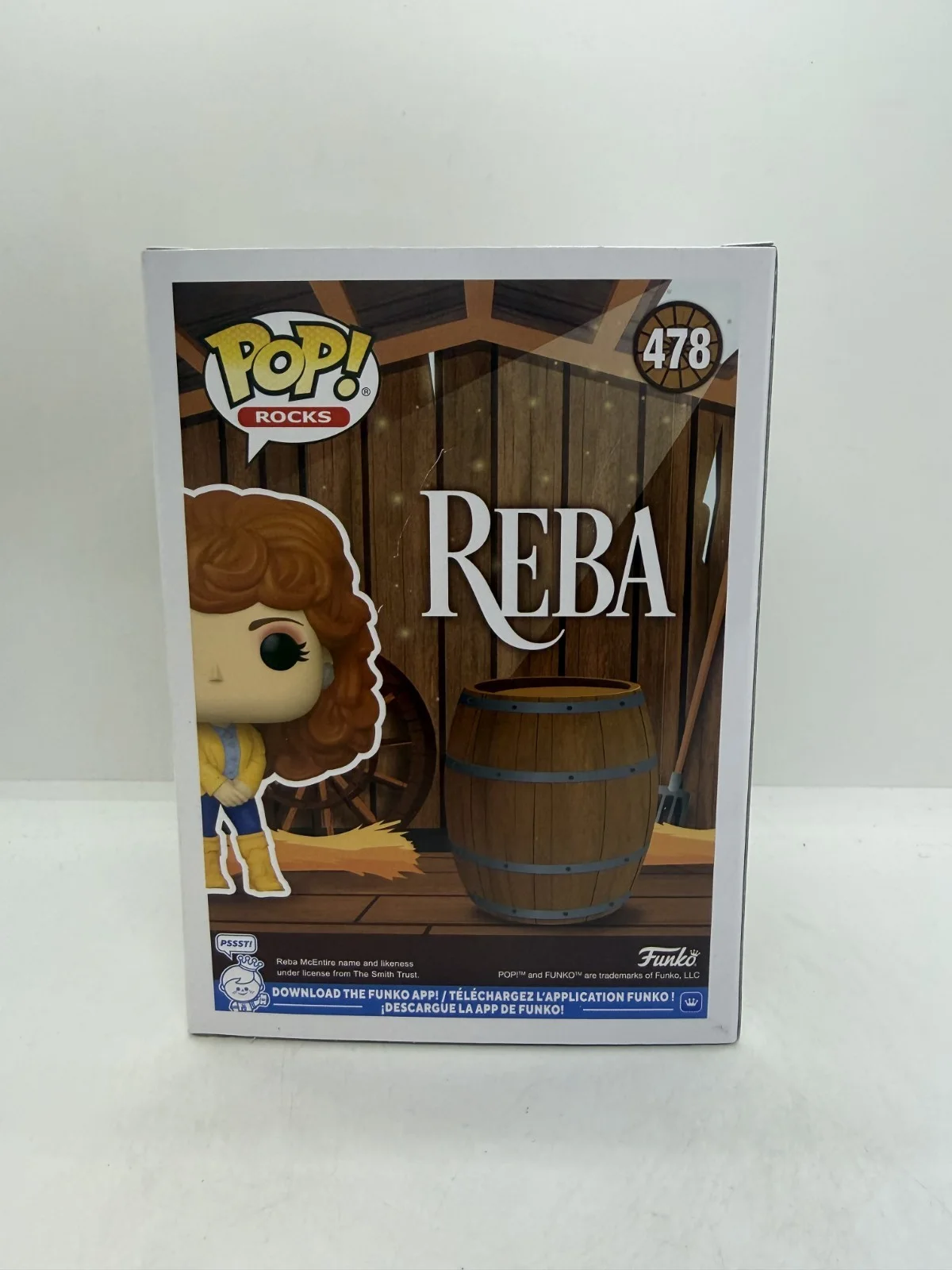 reba mcentire — Reba McEntire Signed Reba Funko Pop #478 SWAU, image 3