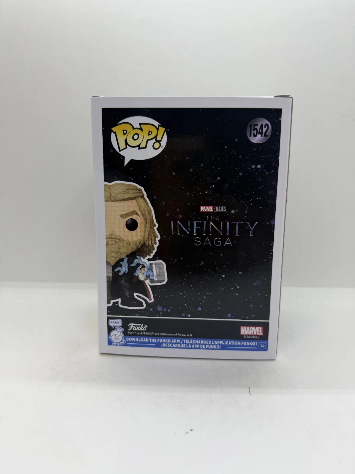 chris hemsworth — Chris Hemsworth SIGNED Marvel The Infinity Saga Bro Thor FUNKO POP #1542 SWAU, image 4