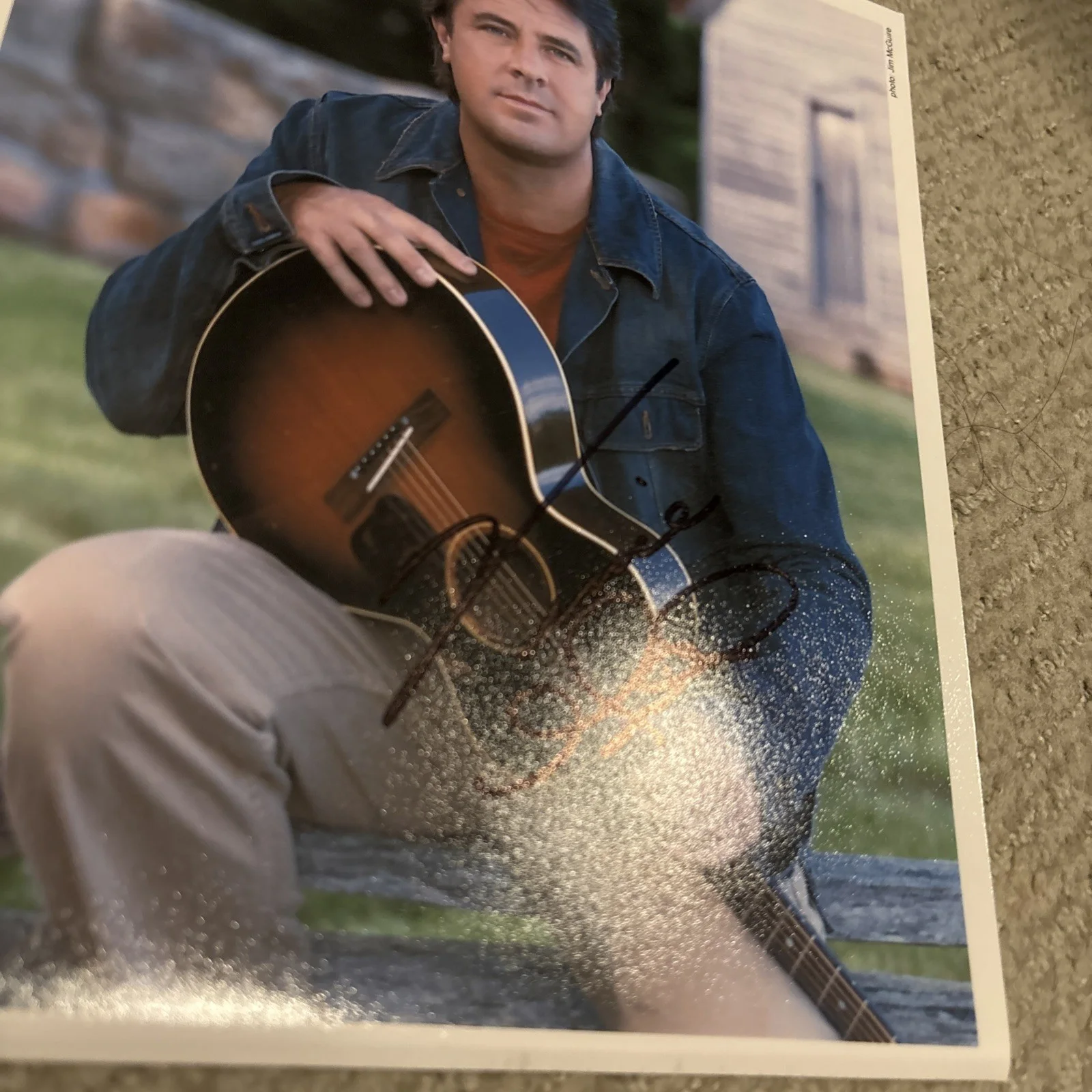 Vince Gill Eagles Autographed Signed 8x10 Promo Photo Music Singer, изображение 2