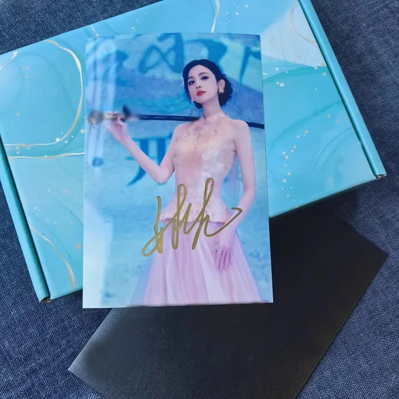 玉茗茶骨 Gulnazar 6" Signed Autographed Photo Collection, image 3