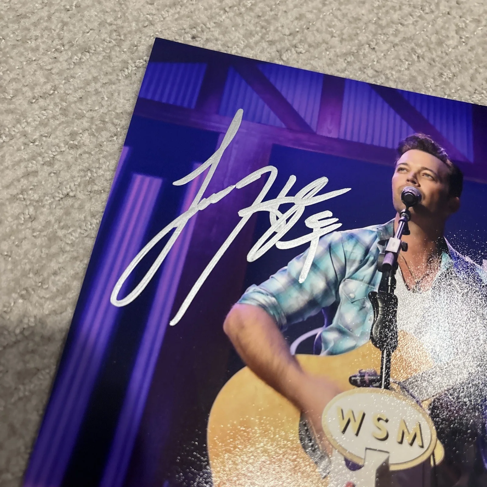 Lucas Hoge Signed 8x10 Photo Grand Ole Opry Autographed Country Dirty South, изображение 2