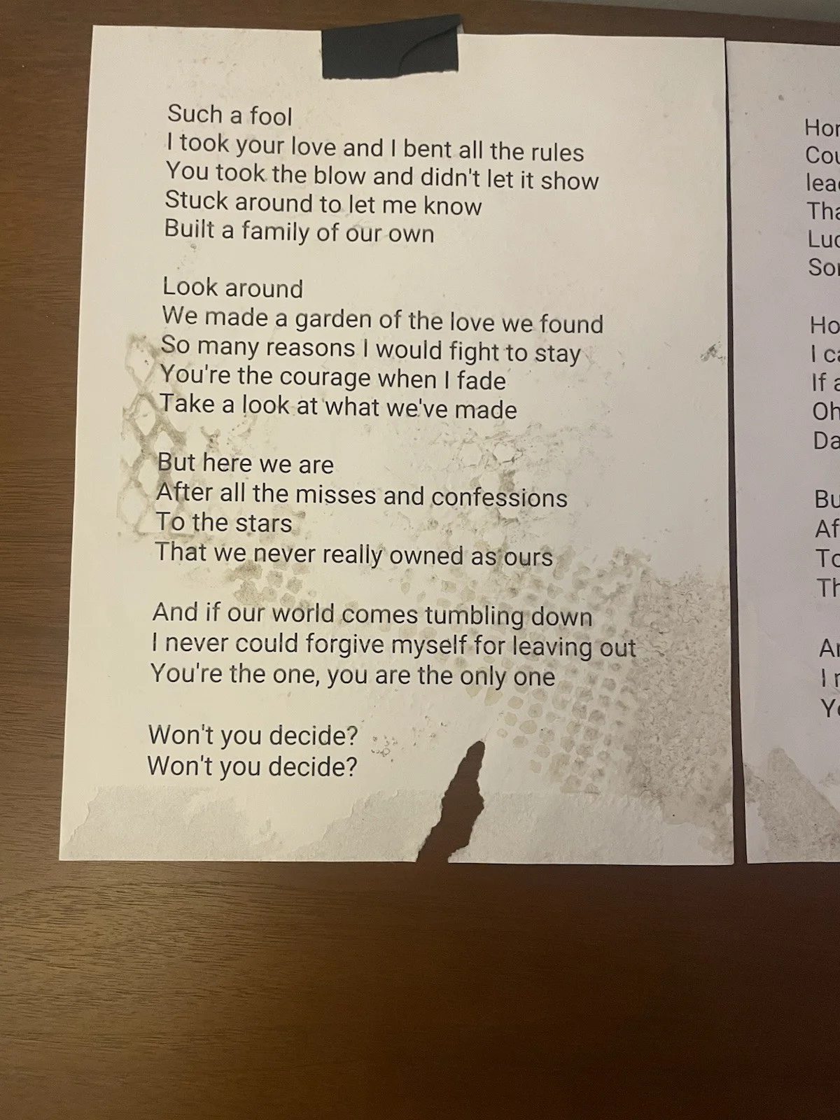 The head And the Heart set list and Lyrics Jannuslive Florida, изображение 3