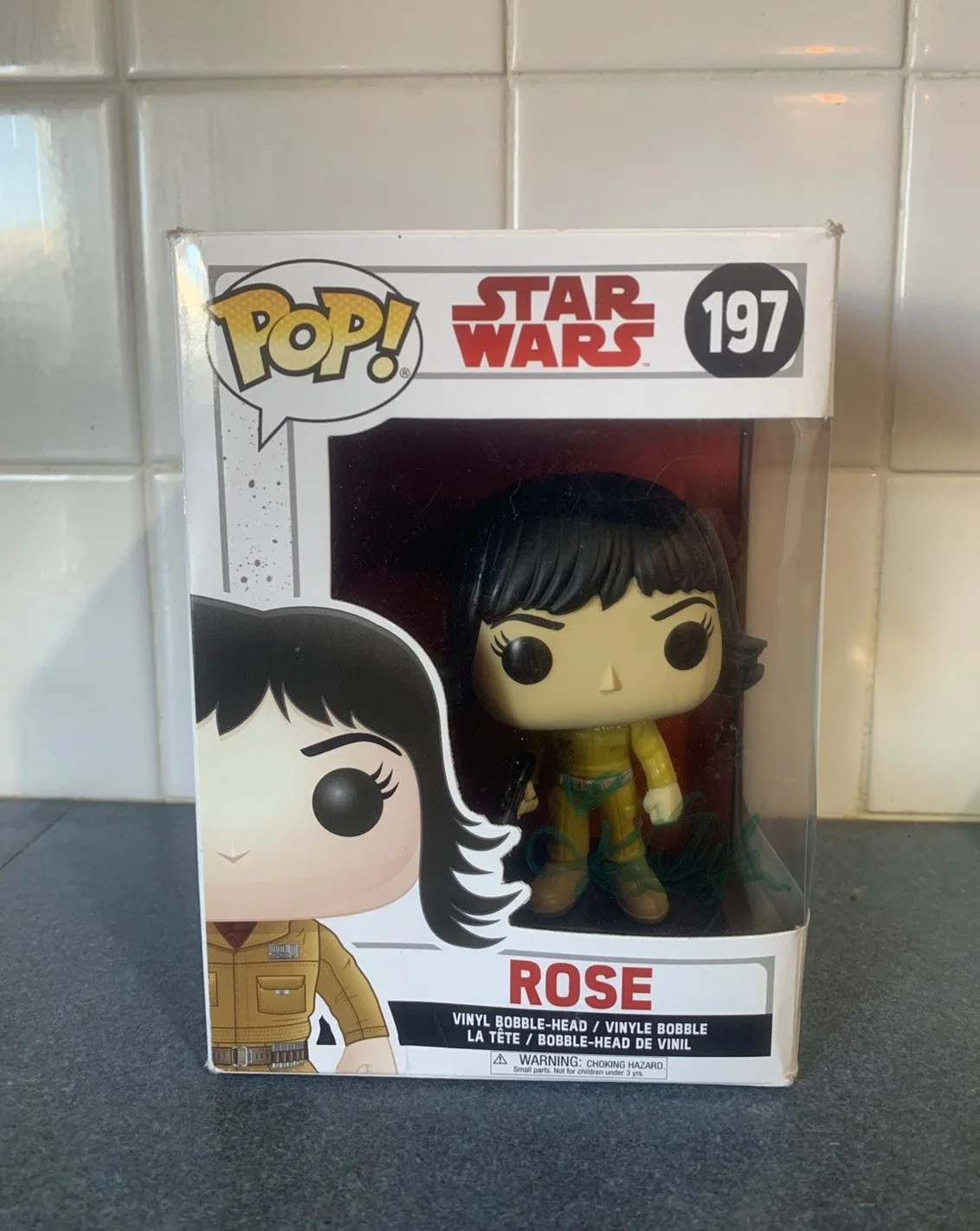 Kelly Marie Tran — Kelly Marie Tran ‘Star Wars: The Last Jedi’ Rose Signed Autographed Funko Pop!