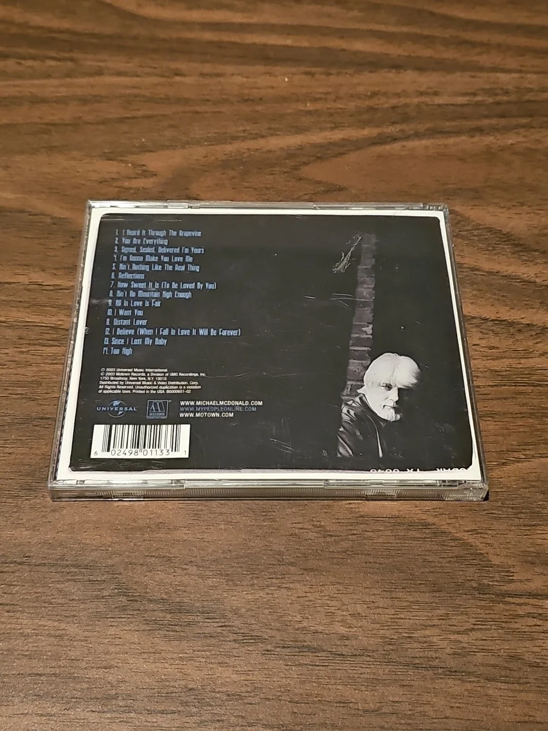 Michael McDonald 'Motown' Original CD Album Classic Soul R&B Music, изображение 2
